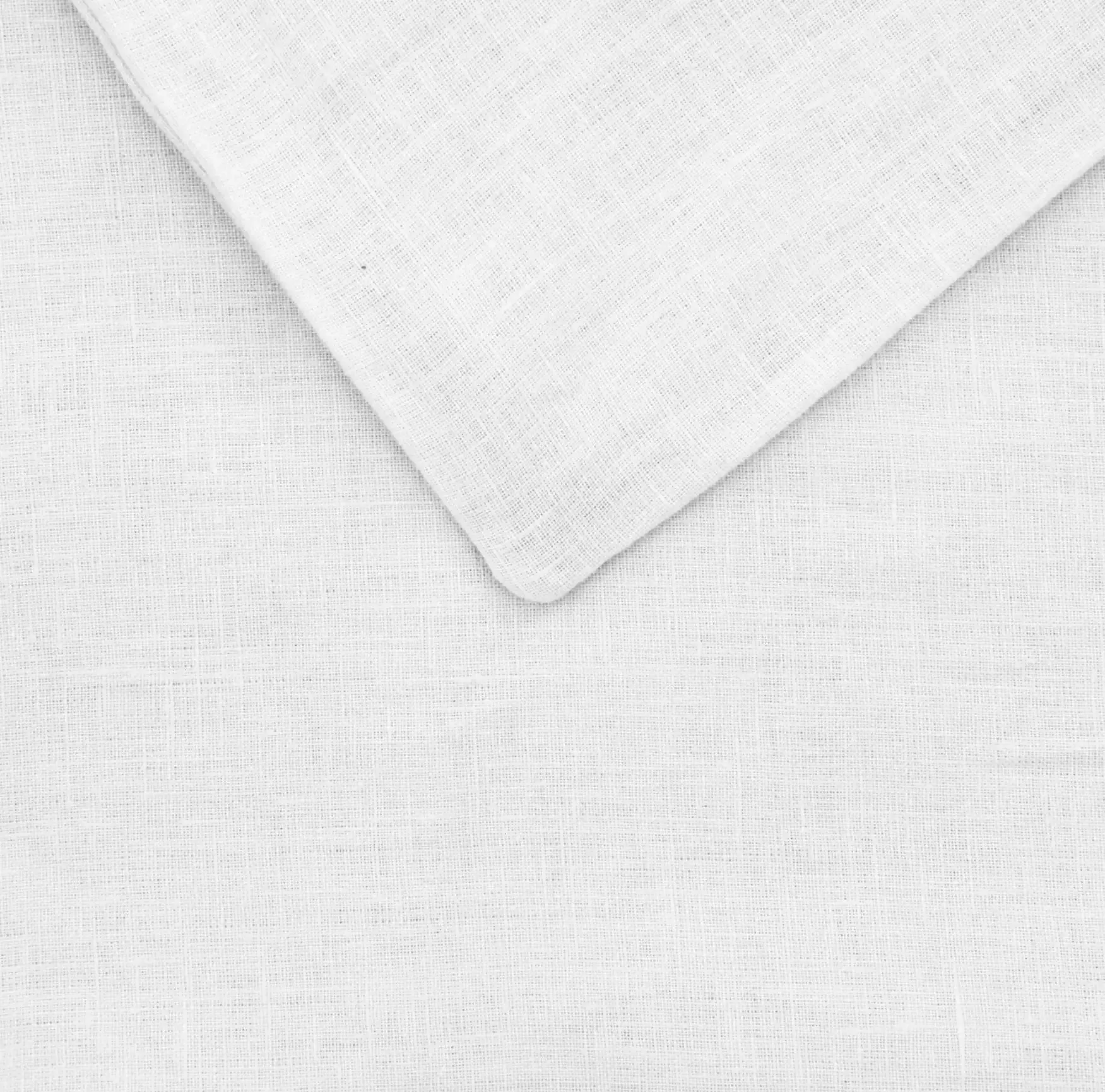 Natural Home European Flax Linen Quilt Cover Set - White