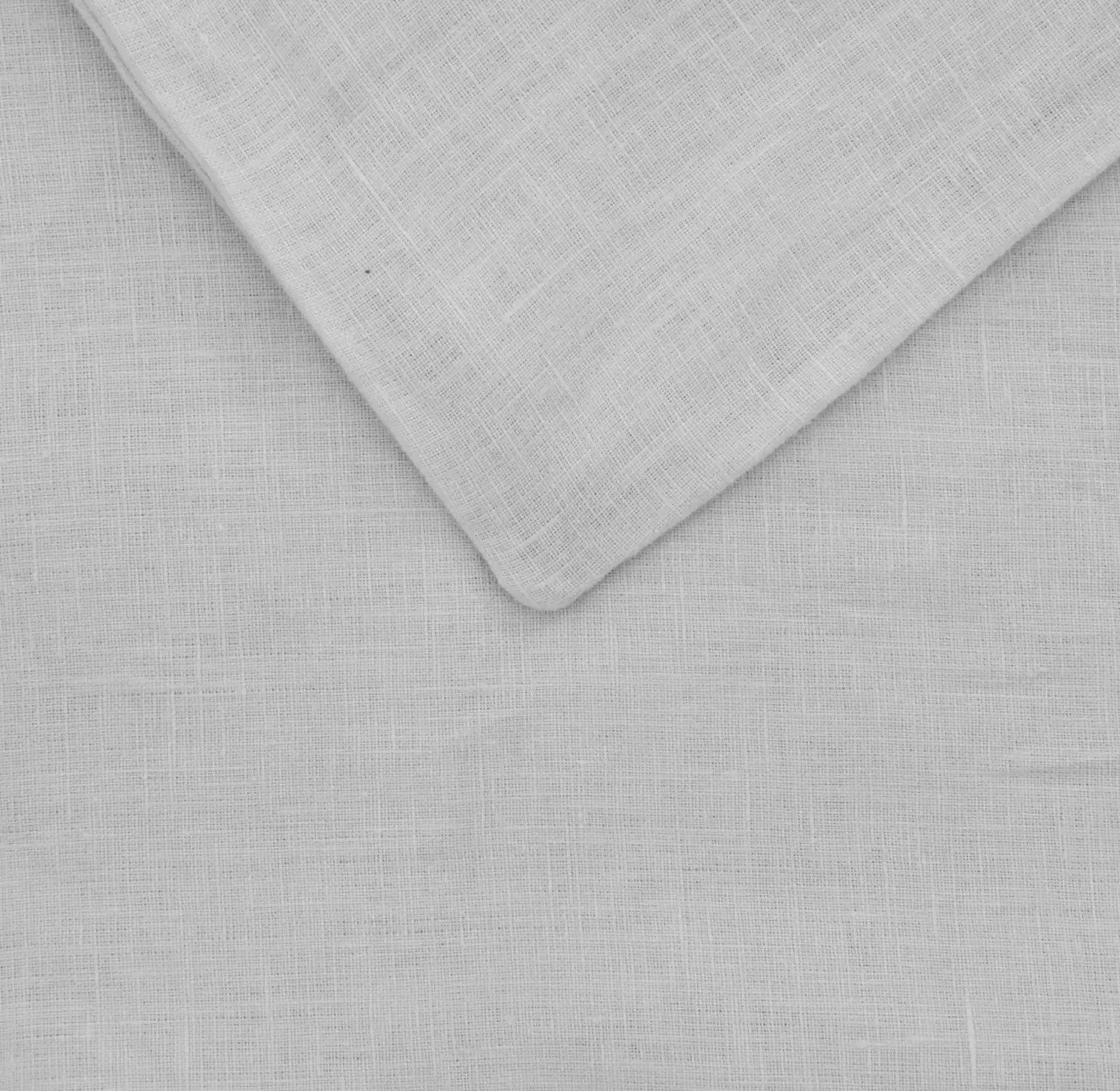 Natural Home European Flax Linen Quilt Cover Set - Dove Grey