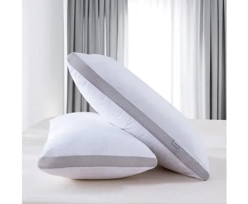 Gioia Casa Luxury Bamboo Cooling Twin pack plush down-like pillows