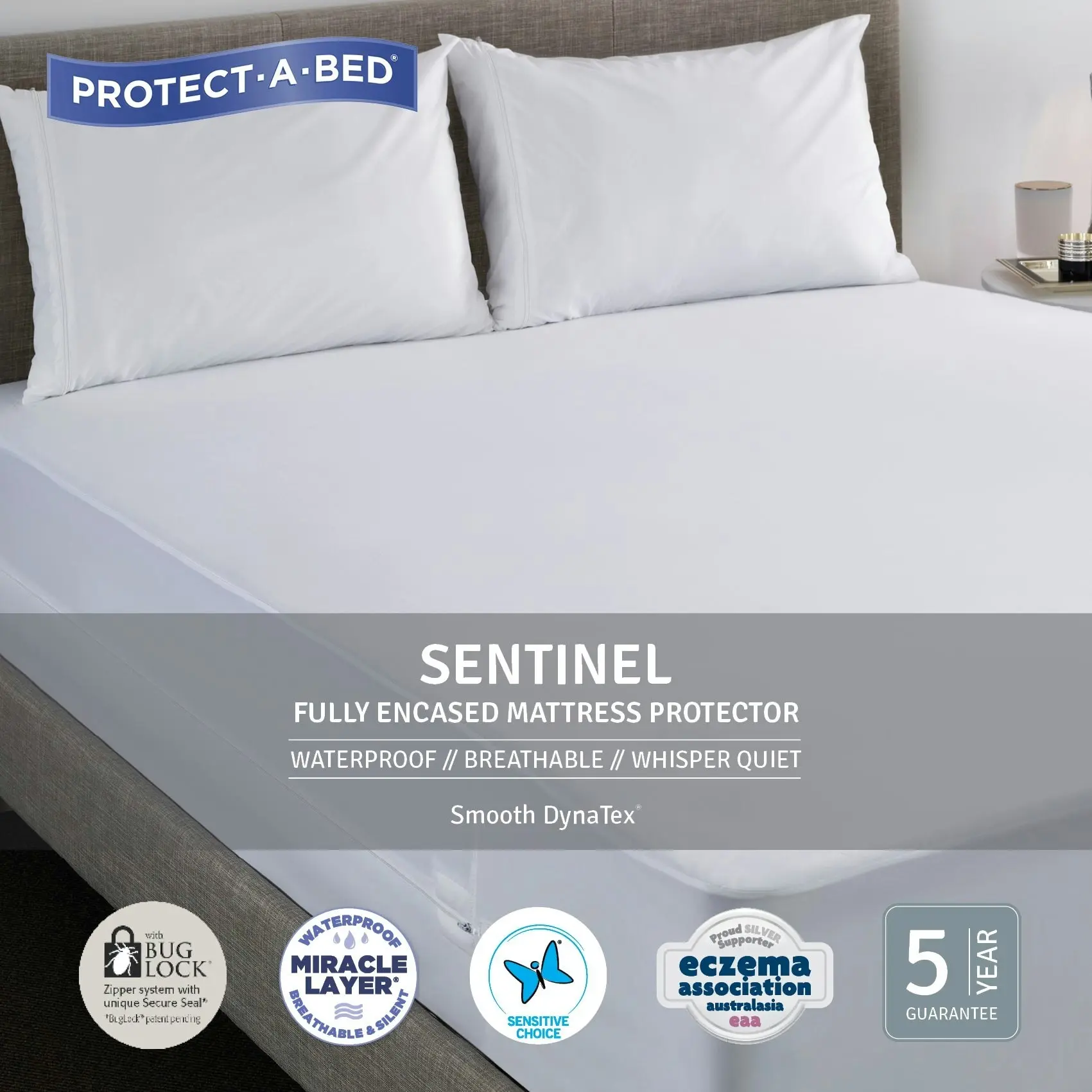 Protect A Bed Shield DynatexTM Encasement Waterproof Sleep Protectors & Pillow Protectors  ON SALE