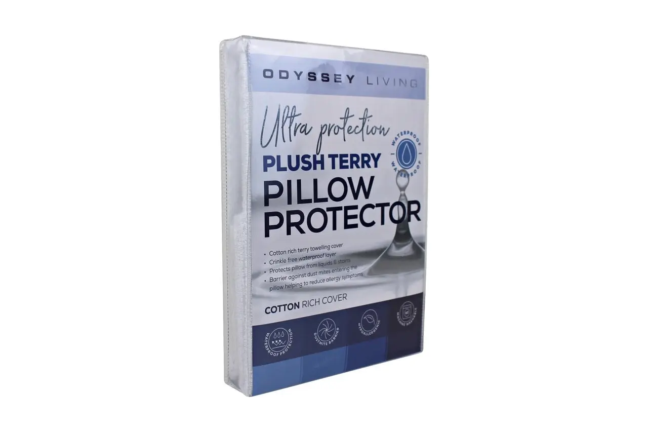 Odyysey Living Waterproof Plush Terry Mattress Protector