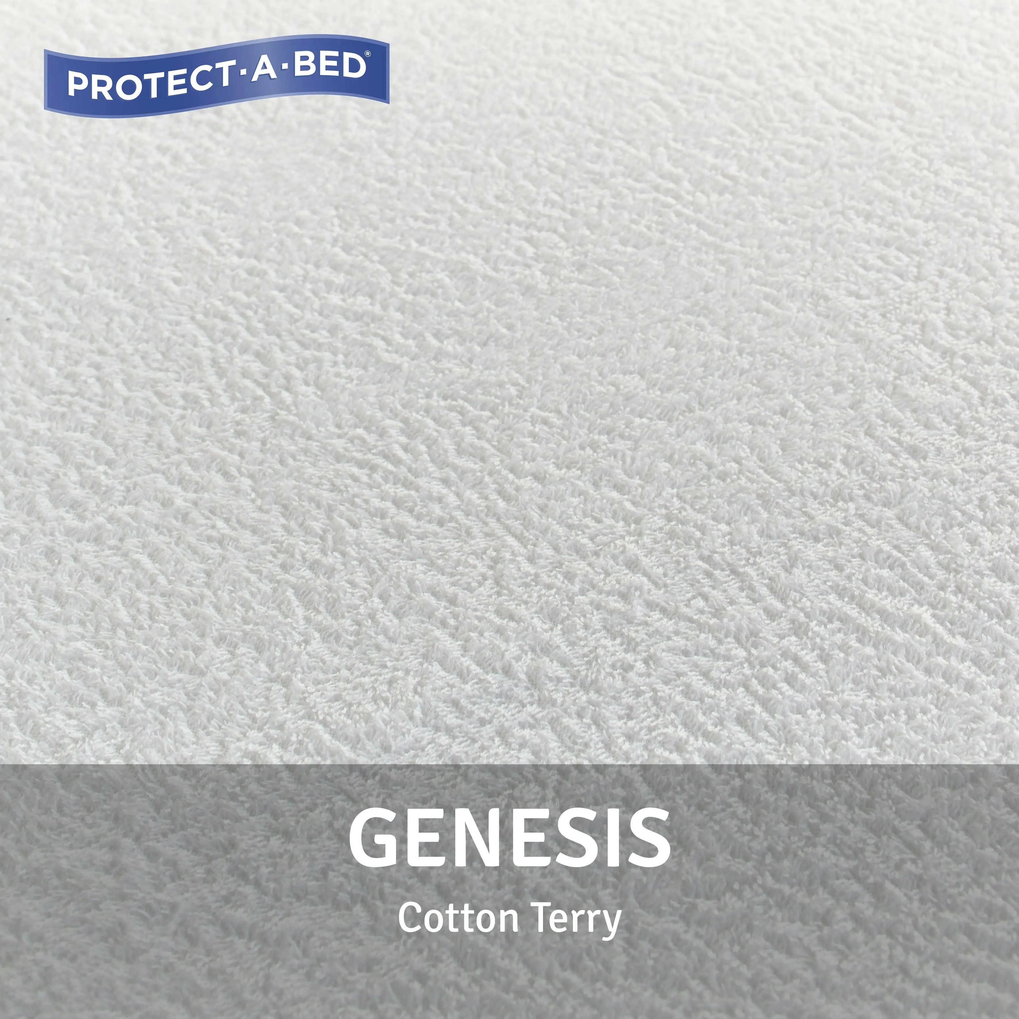 Protect A Bed Genesis Votton Terry Fitted Waterproof Mattress & Pillow Protectors  ON SALE