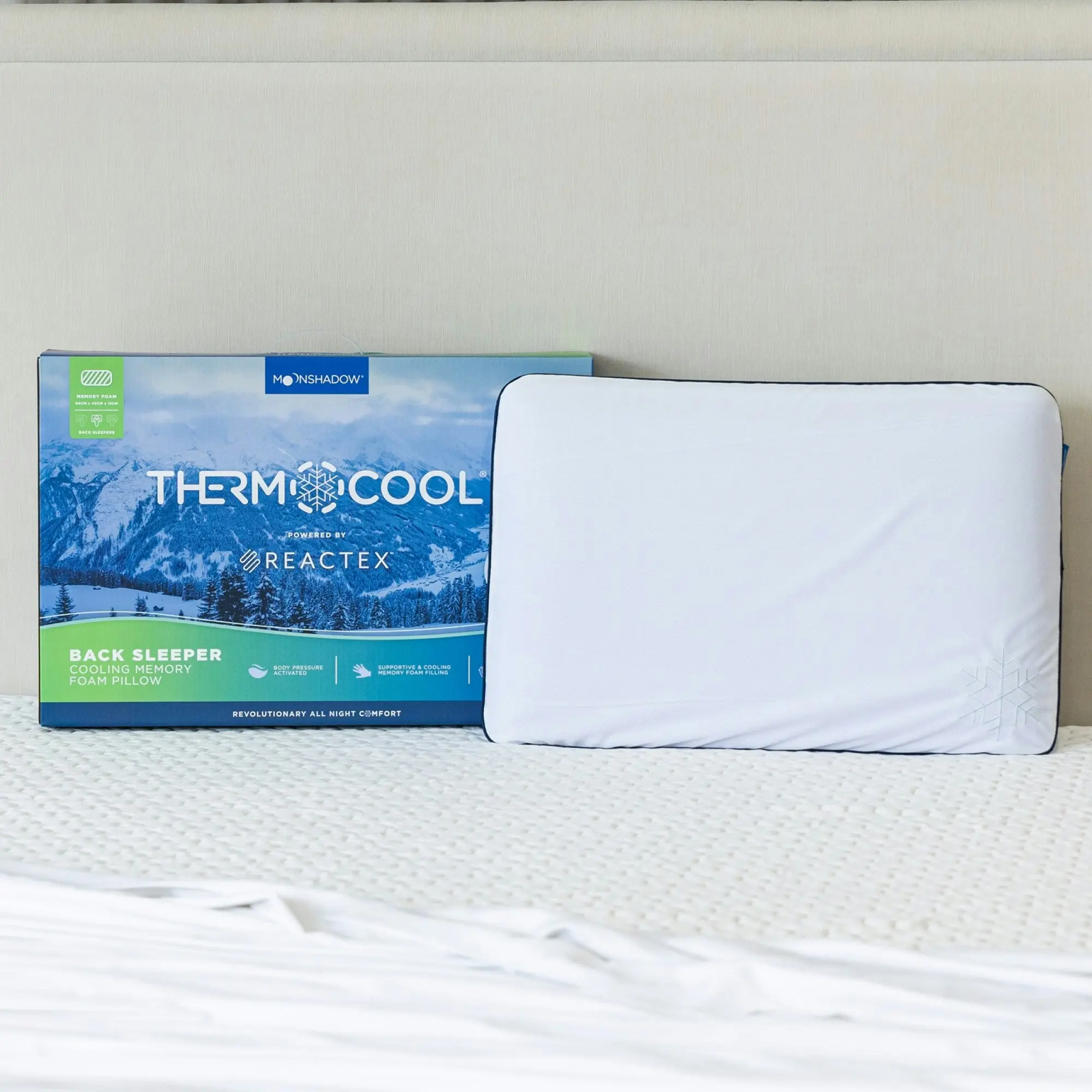 Moonshadow Back Sleeper Thermocool Pillow