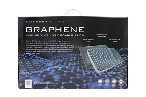 Odyysey Living Graphene Infused Memory Foam Pillow