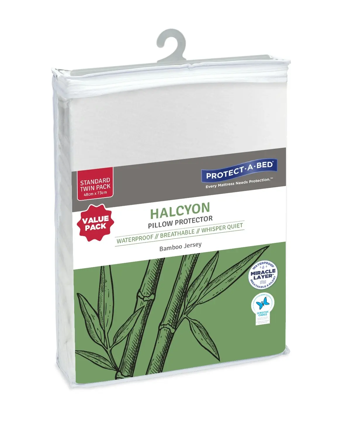 Protect A Bed Halcyon Jersey Fitted Waterproof Mattress & Pillow Protectors  ON SALE