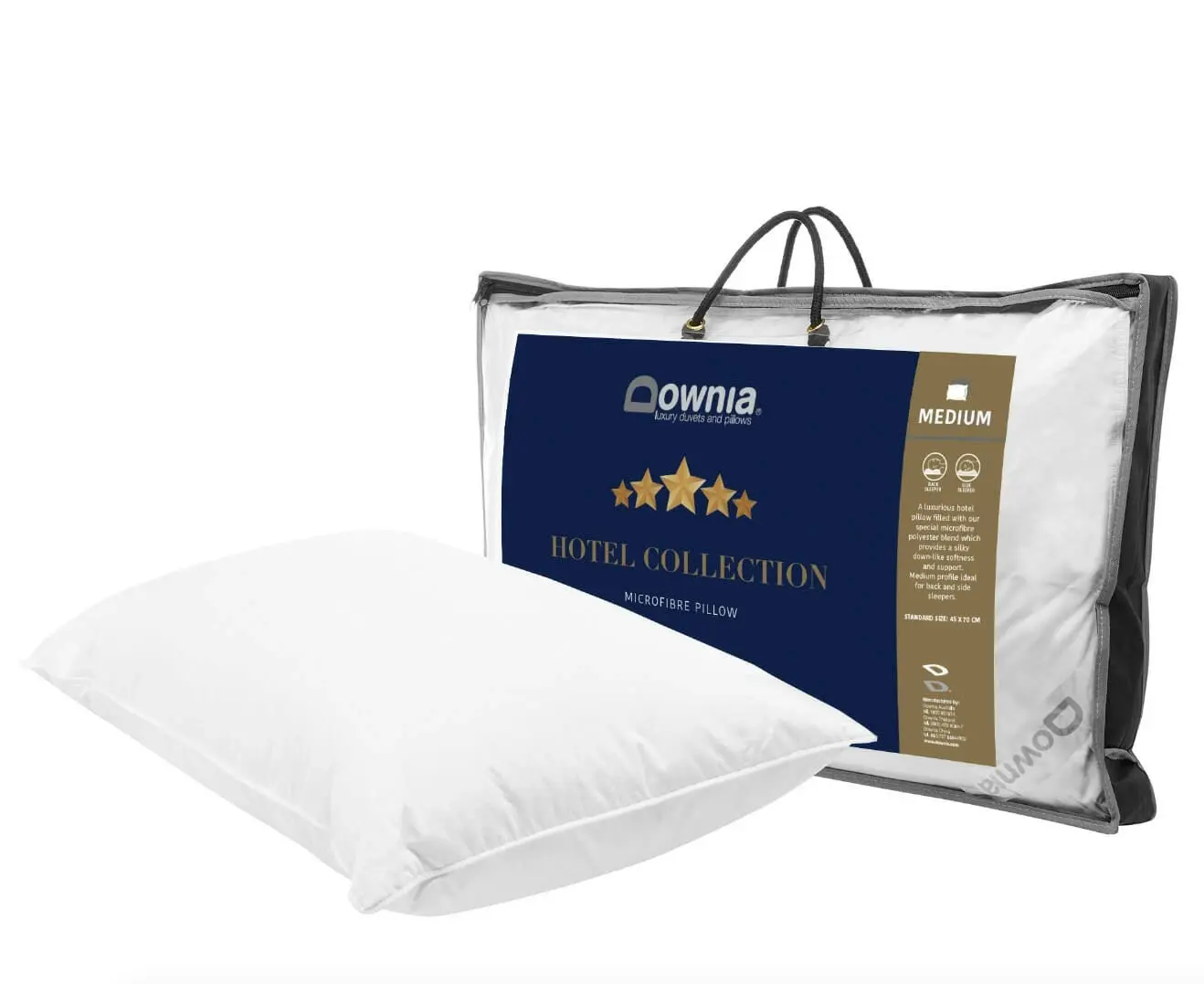 Downia HOTEL COLLECTION Microfibre Pillow - Firm