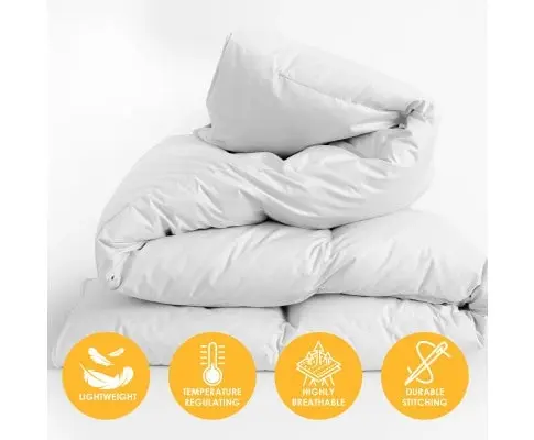 Silk Touch Quilt 360GSM All Seasons Antibacterial Hypoallergenic