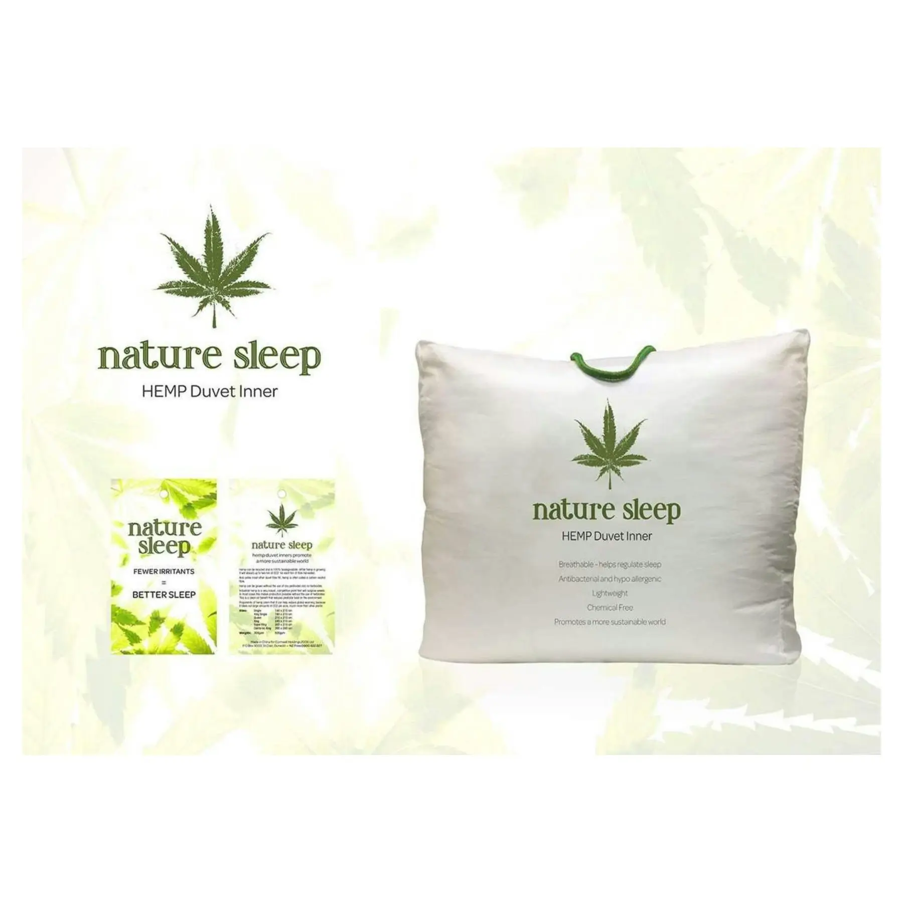 Natures Bedding Co HEMP 300Gsm Duvet