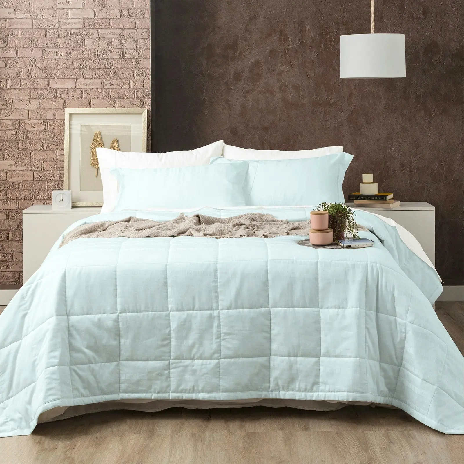 Ddecor Home Damask 500 TC Cotton Jacquard Comforter Set - 2 Colours