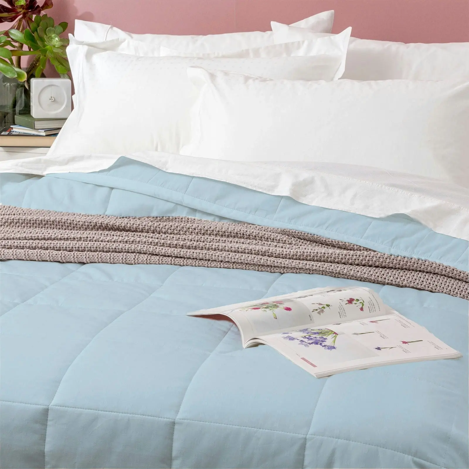 Ddecor Home Sofia 500 TC Cotton Jacquard Comforter Set - 2 Colours