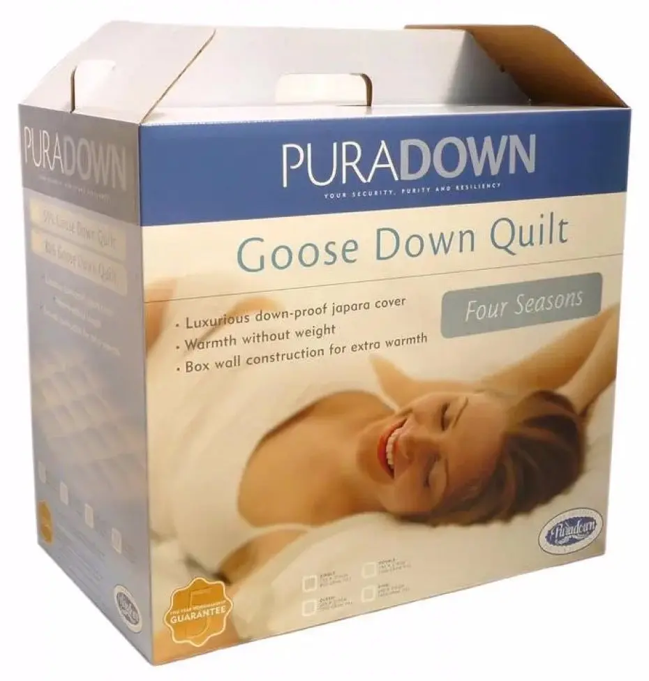 Puradown Goose 80% Down 20% Feather Four Seasons Quilt (2 in 1)