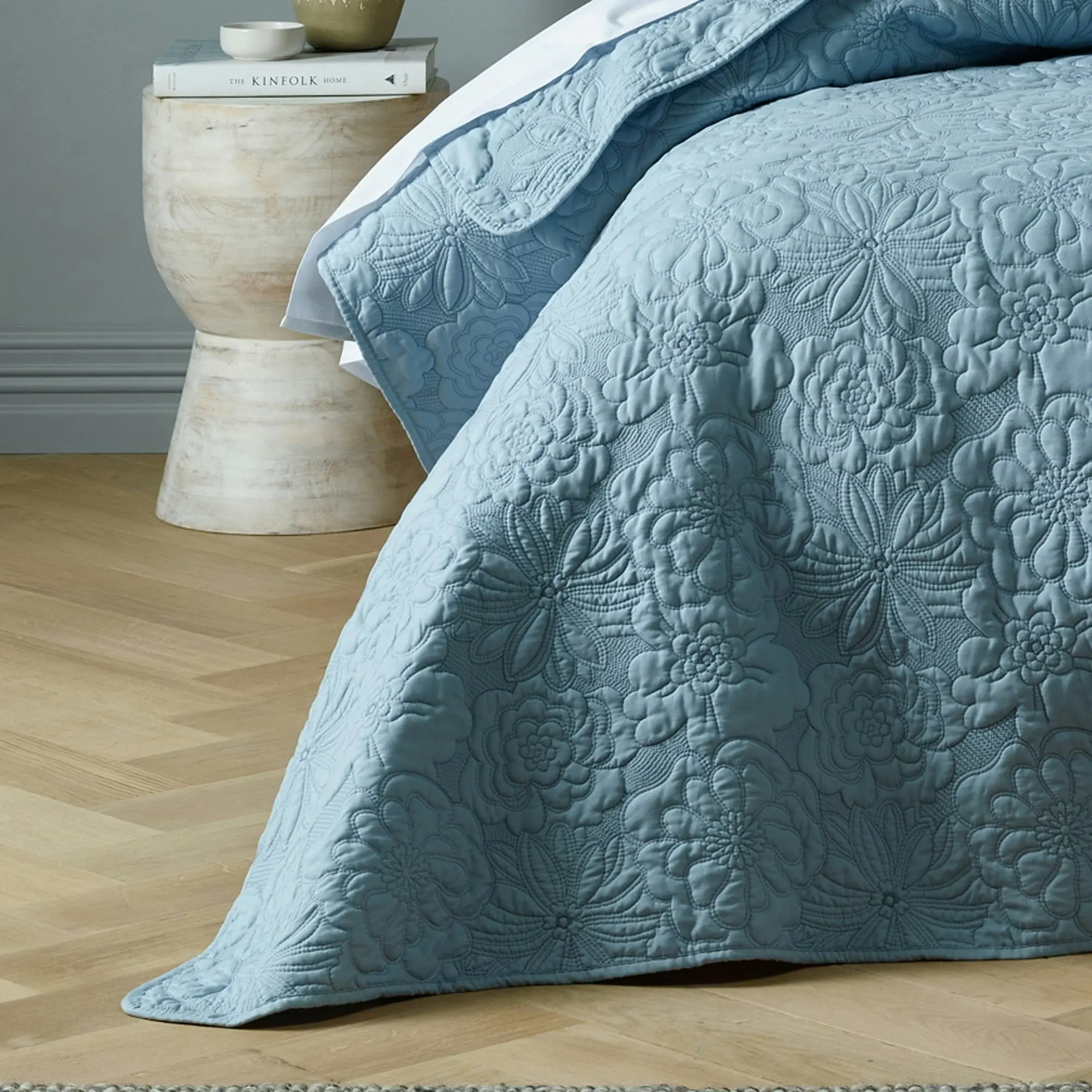 Bianca Bedding SABRINA BEDSPREAD SET PROVINCIAL BLUE