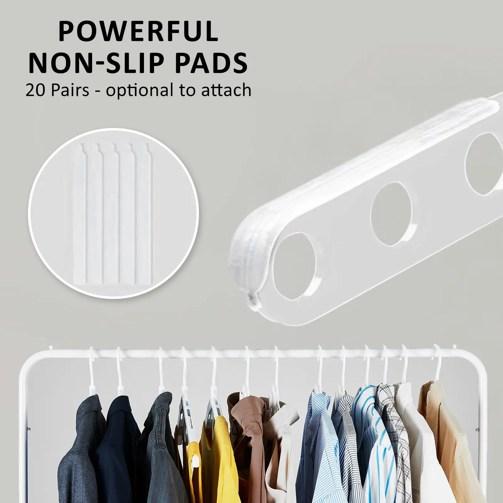 50X Wing Plus Hangers - WHITE