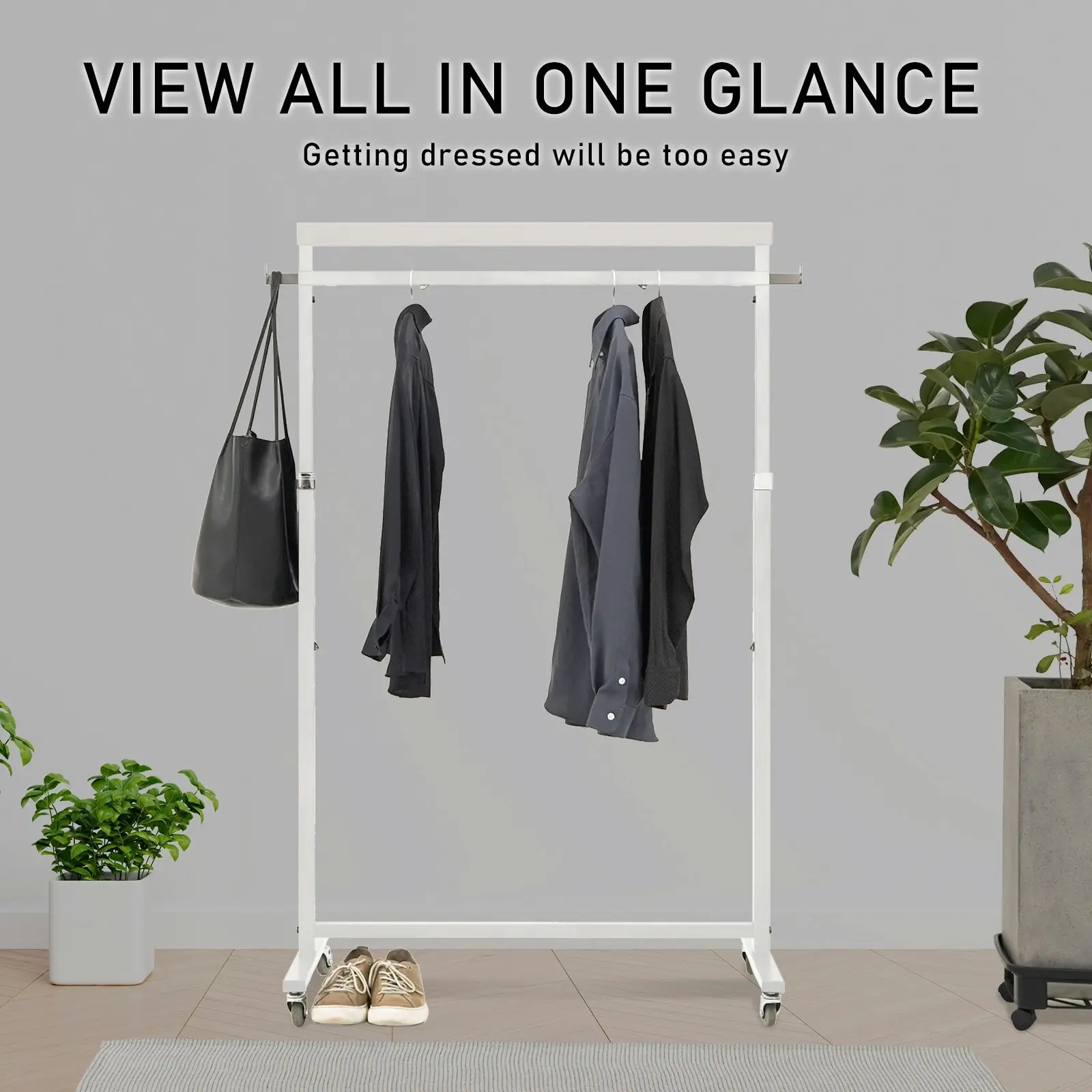 Multi-Function Clothes Rack - WHITE