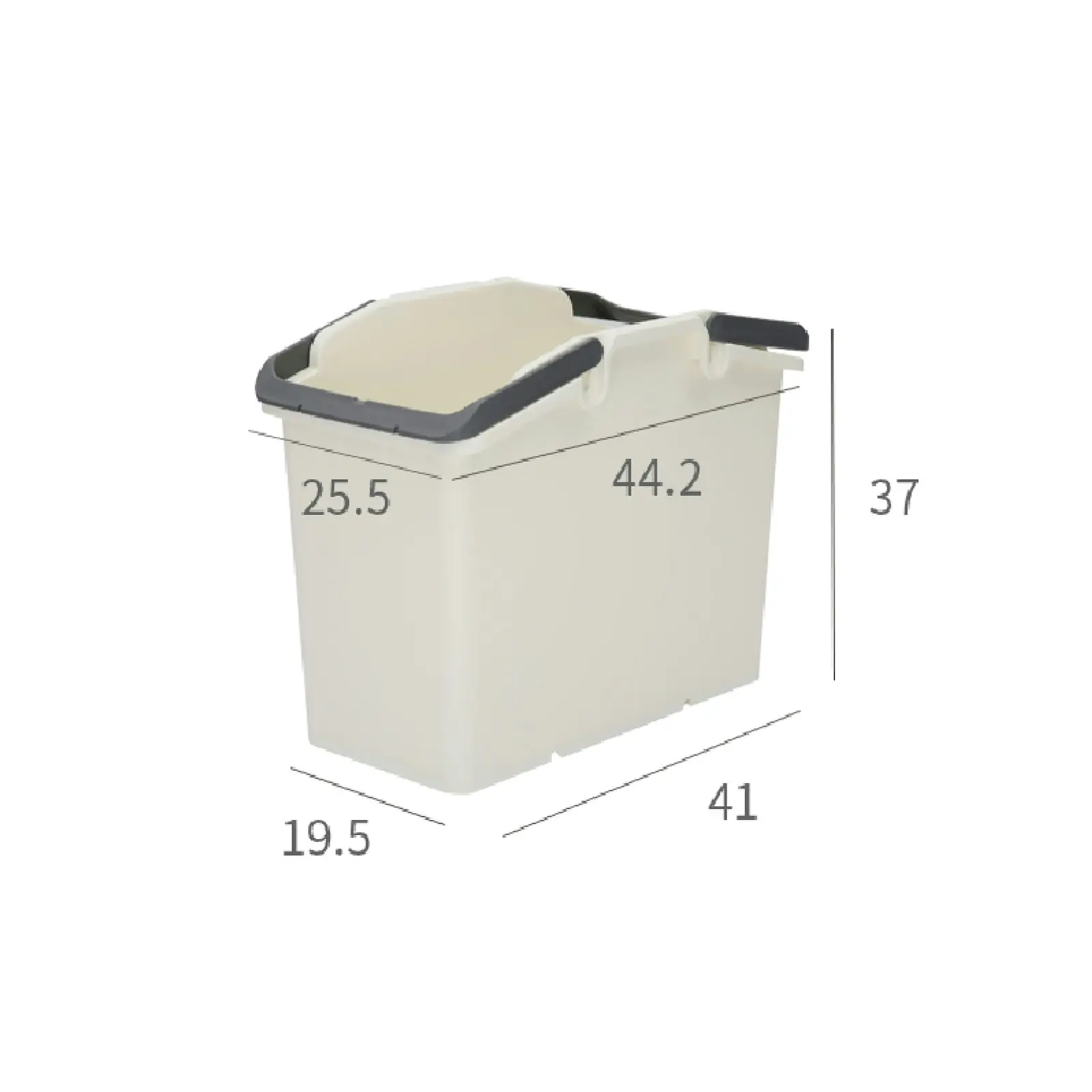 2X Multipurpose Laundry Basket - IVORY