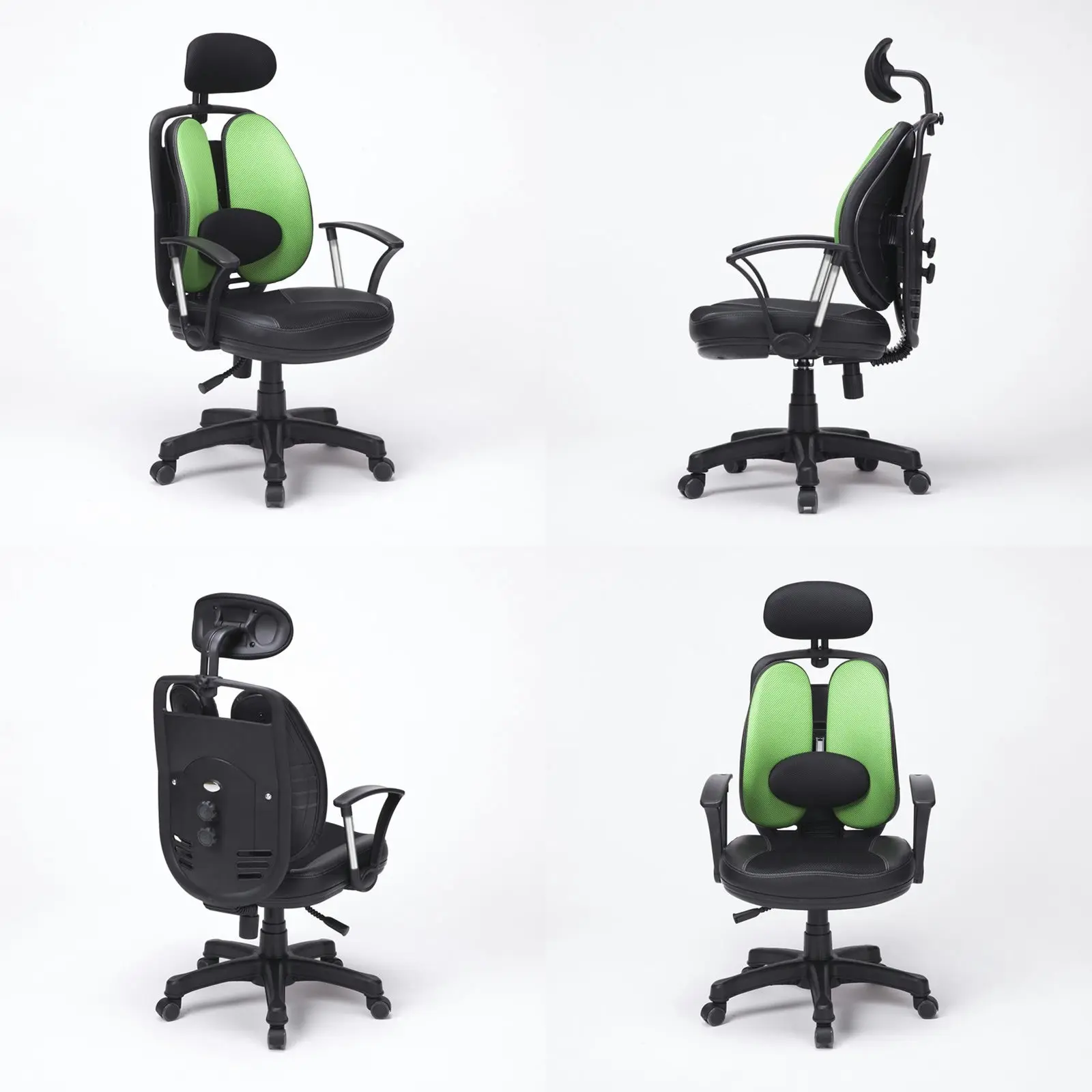 Korean Office Chair SUPERB - GREEN