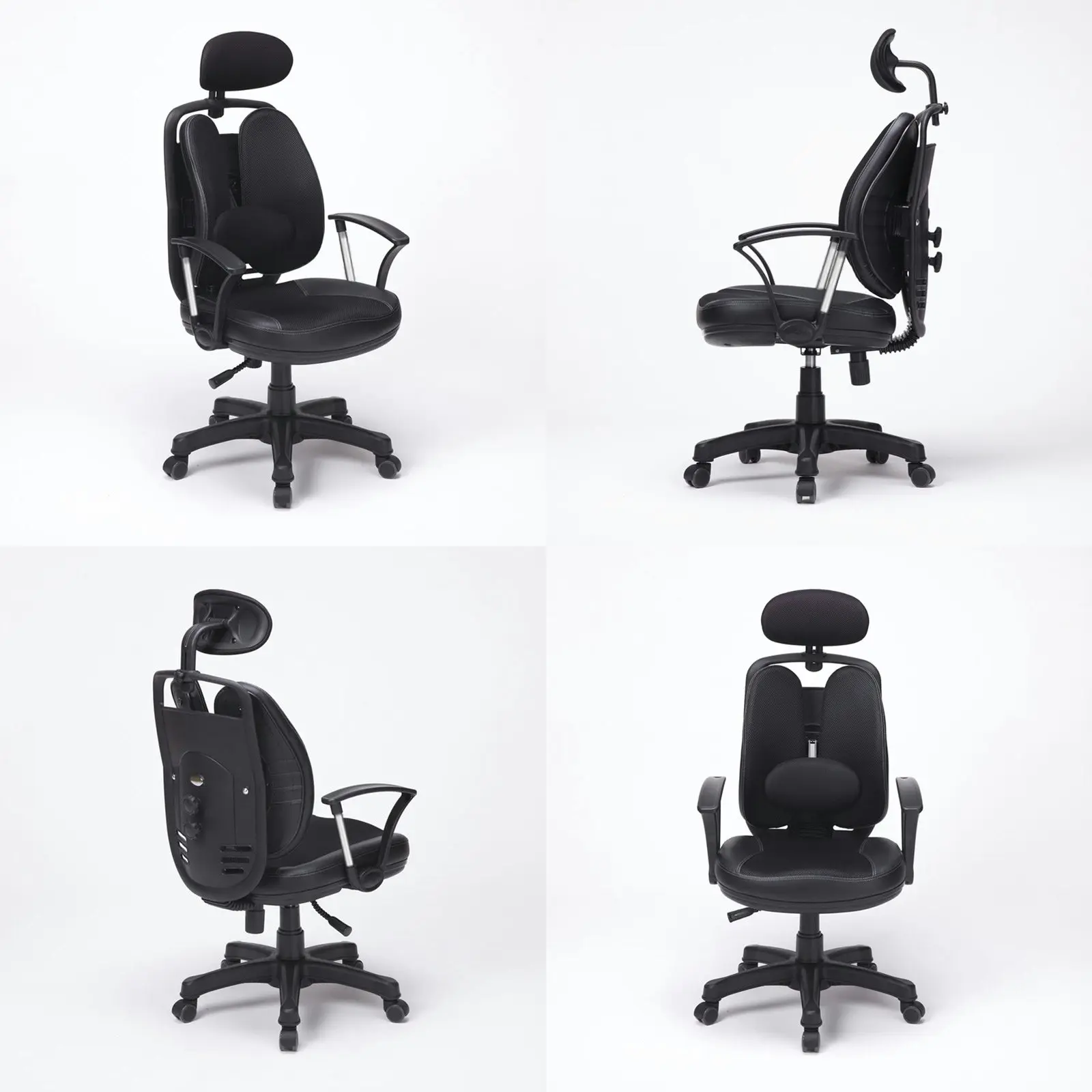 Korean Office Chair SUPERB - BLACK