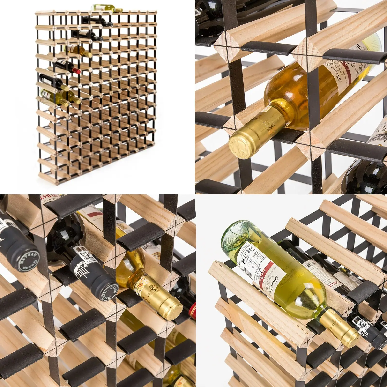 120 Bottle Timber Wine Rack