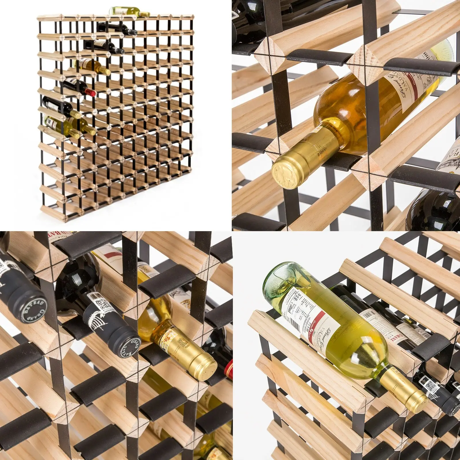 110 Bottle Timber Wine Rack