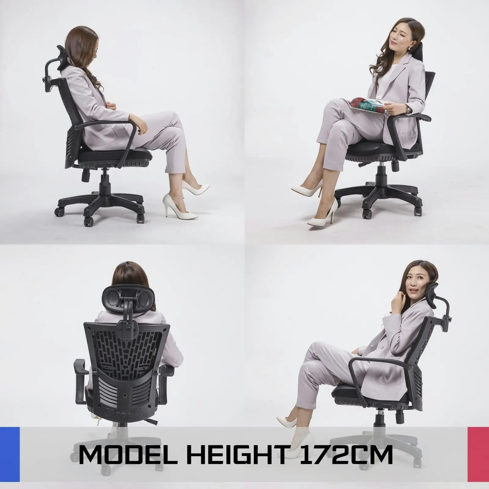 Korean Office Chair CHILL - BLACK