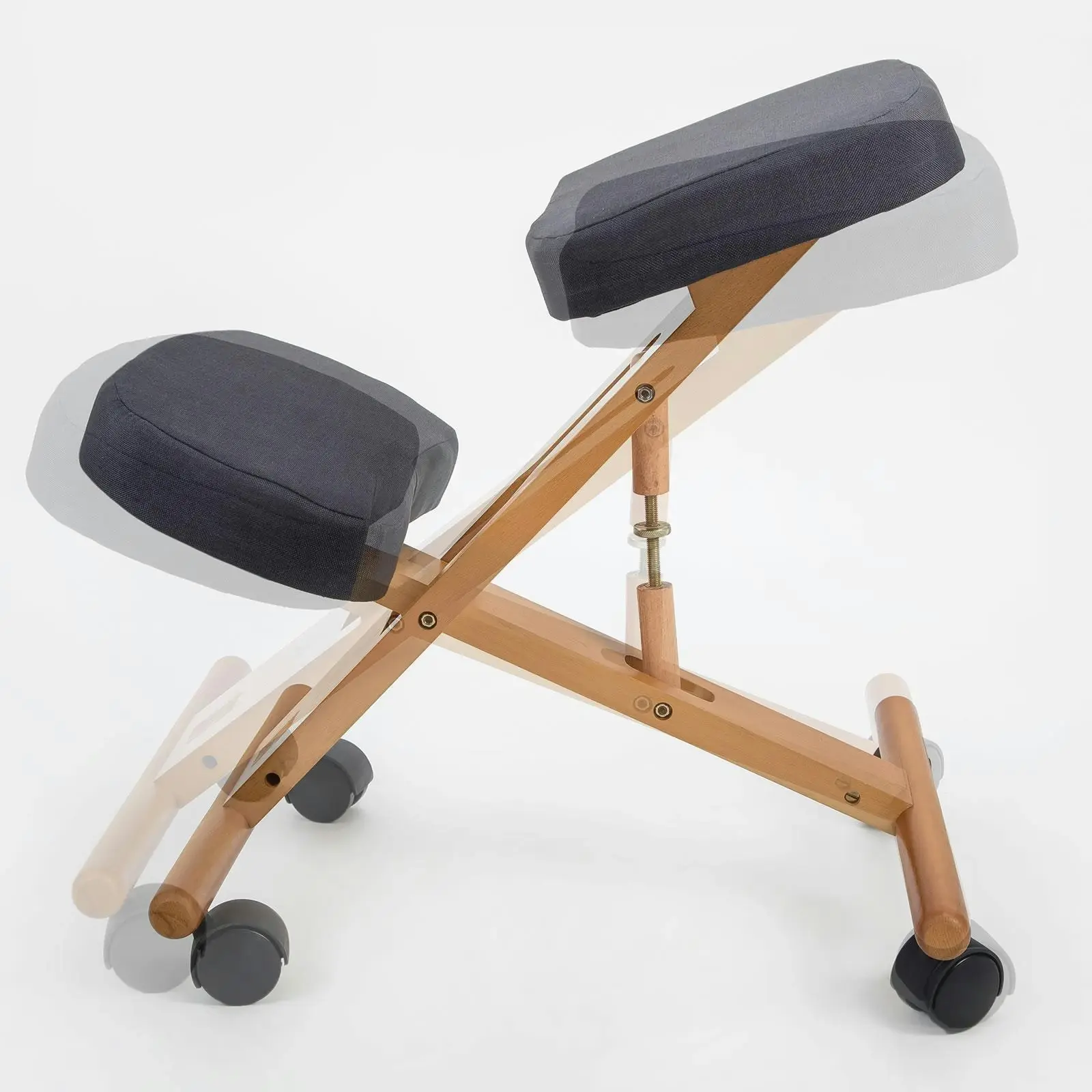 Ergonomic Kneeling Chair - BLACK