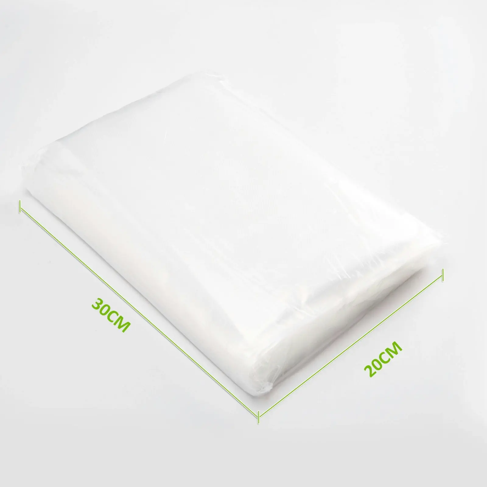 200X Vacuum Food Sealer Pre-Cut Bags - 20cm x 30cm