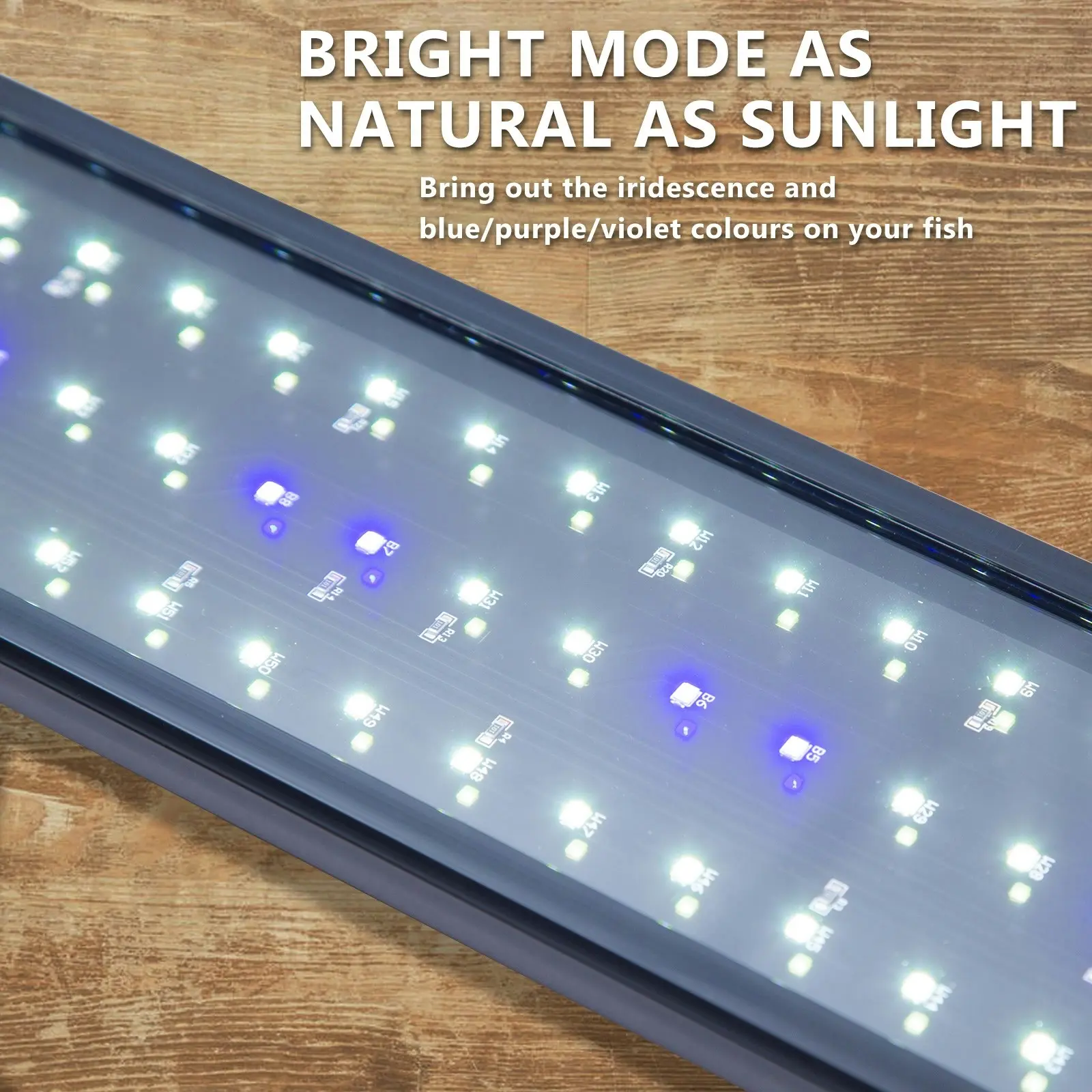 Aquarium Blue White LED - 27W 95-115cm