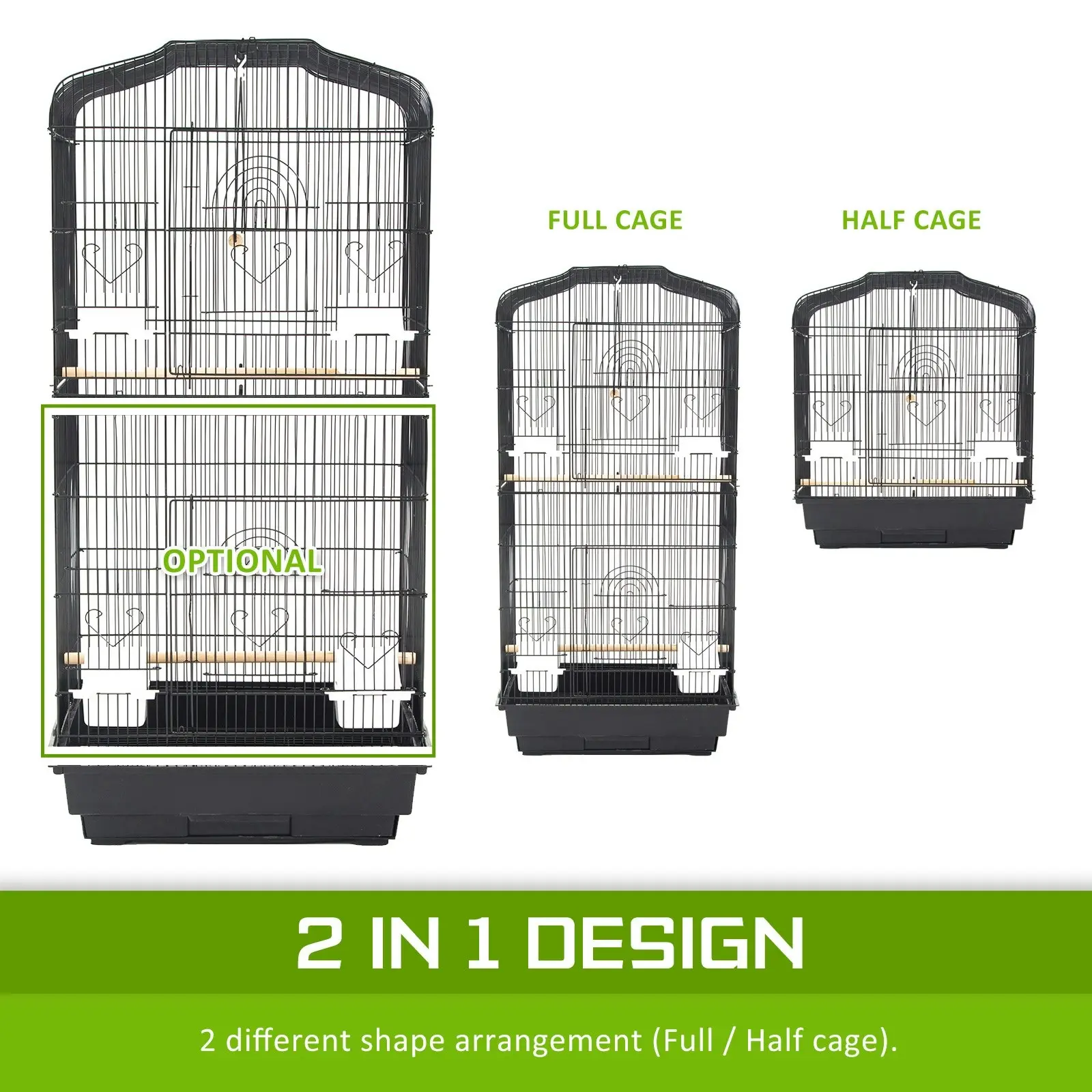 92cm Bird Cage Parrot Aviary VEER