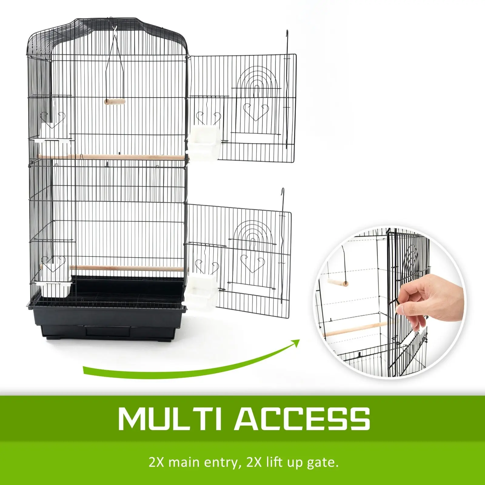 92cm Bird Cage Parrot Aviary VEER