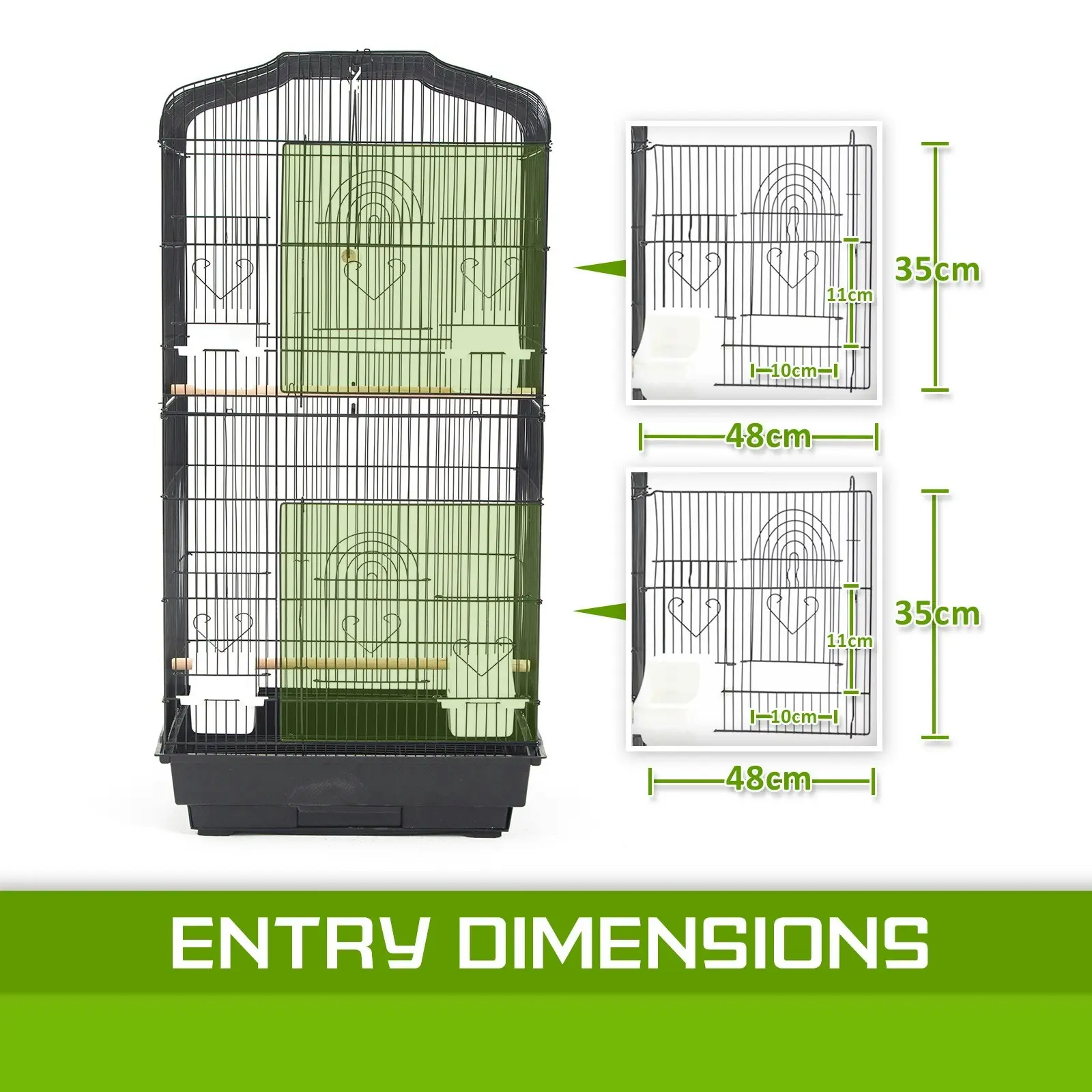 92cm Bird Cage Parrot Aviary VEER