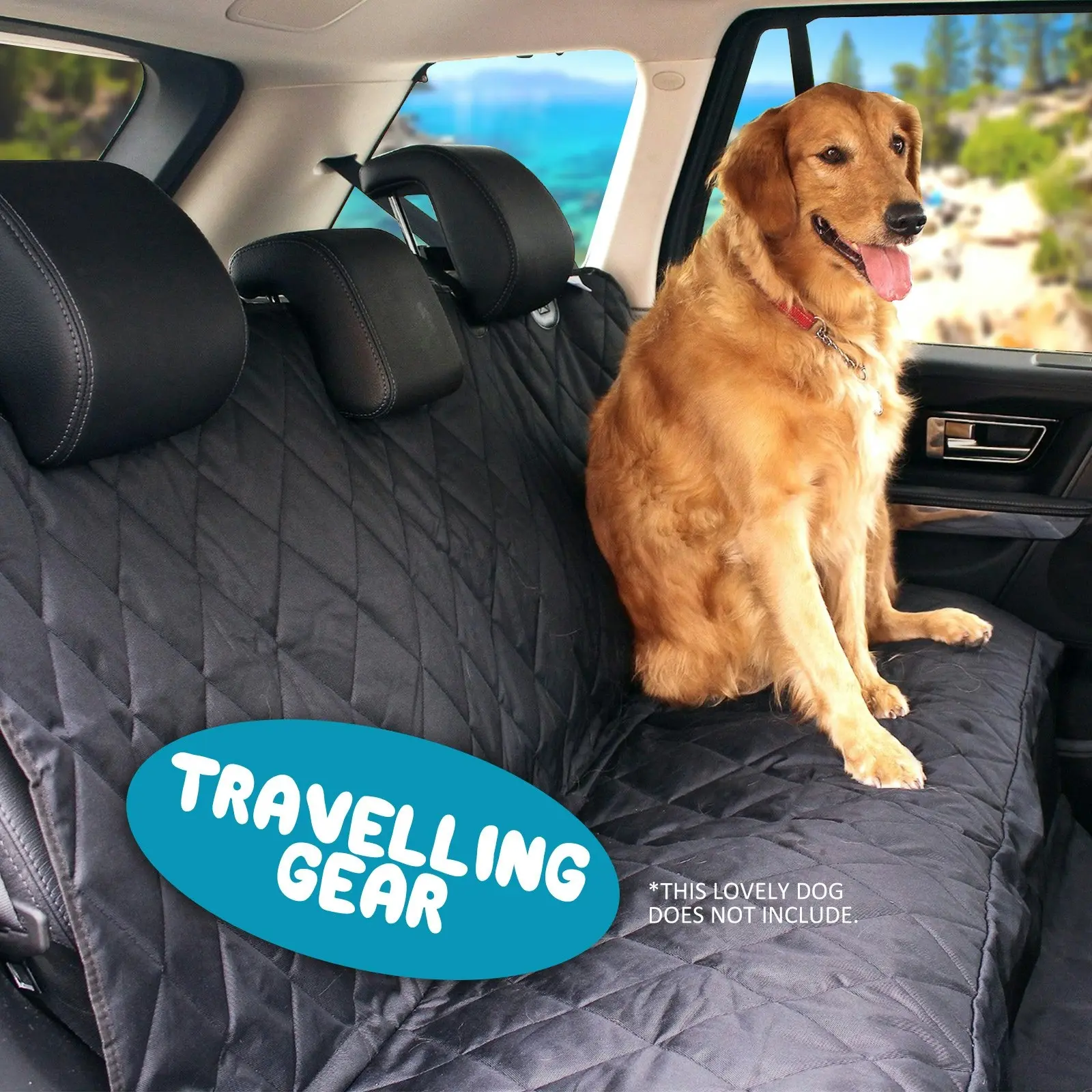 XXL Pet Car Seat Cover - BLACK