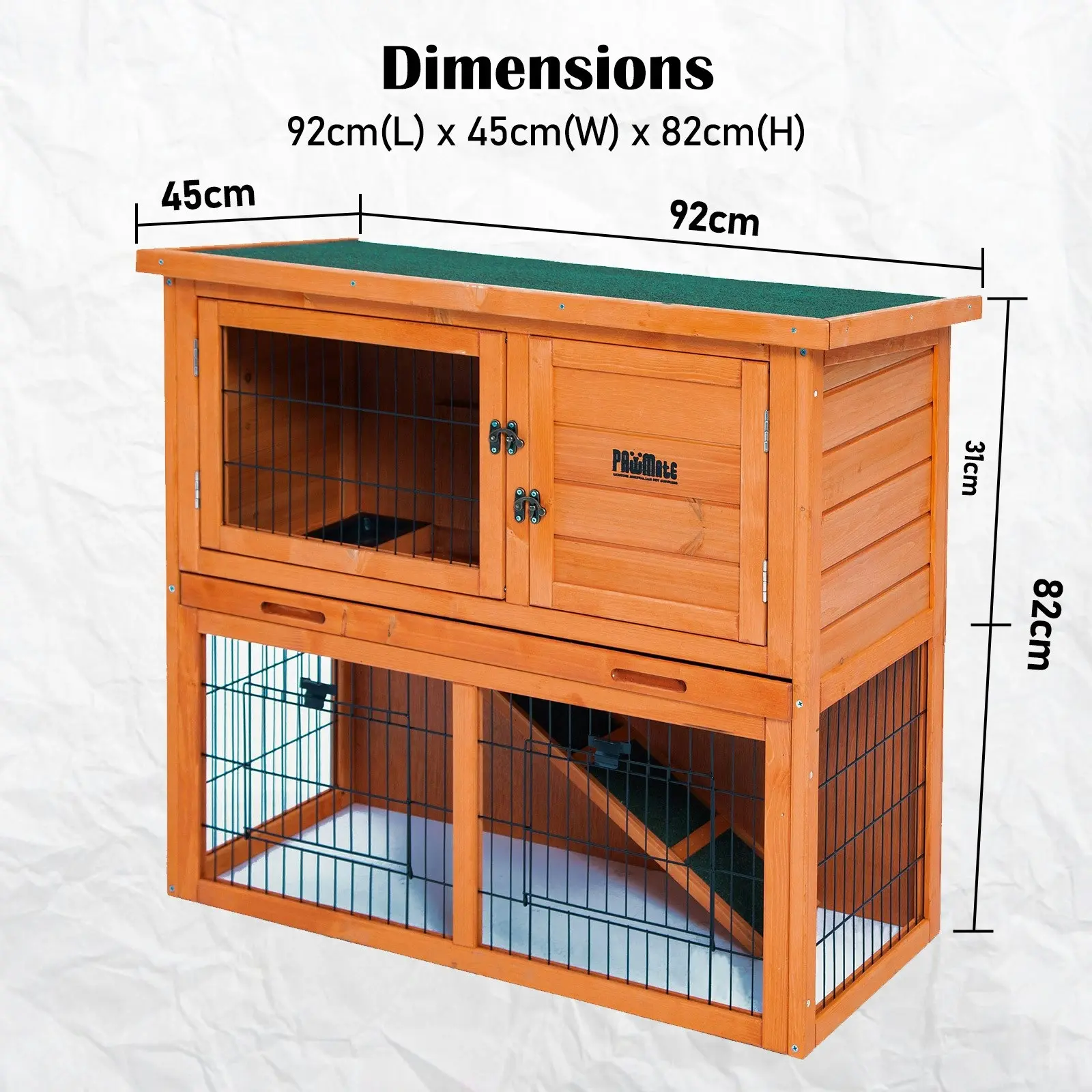 2 Storey Rabbit Hutch ARIA