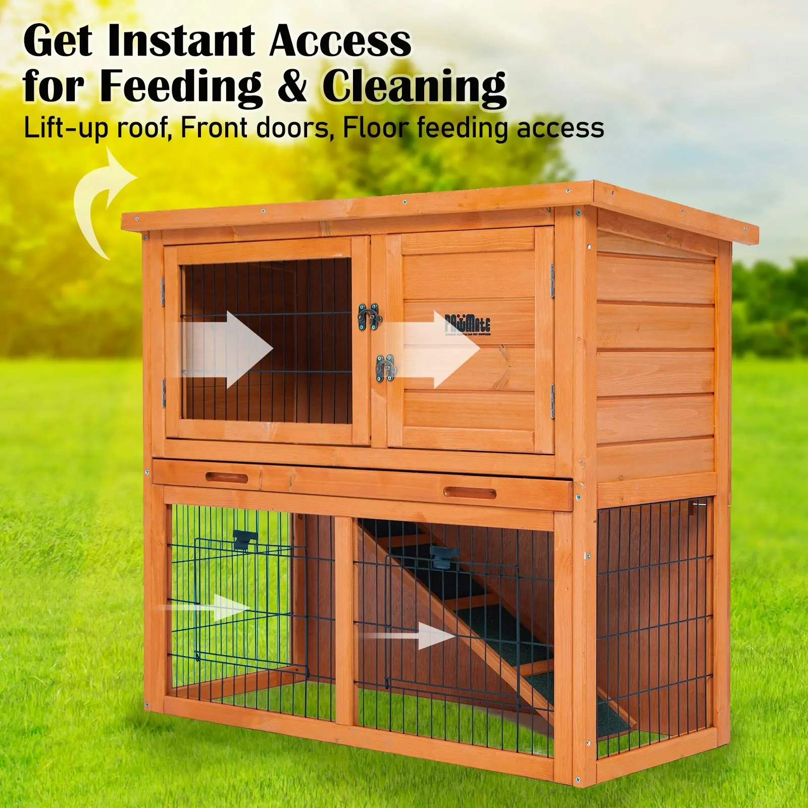 2 Storey Rabbit Hutch ARIA