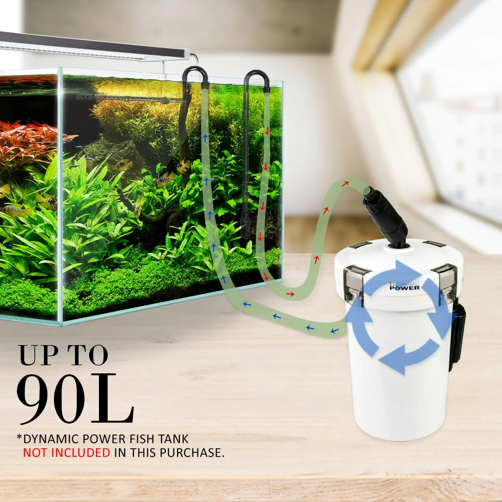 400L/H Aquarium Canister Filter