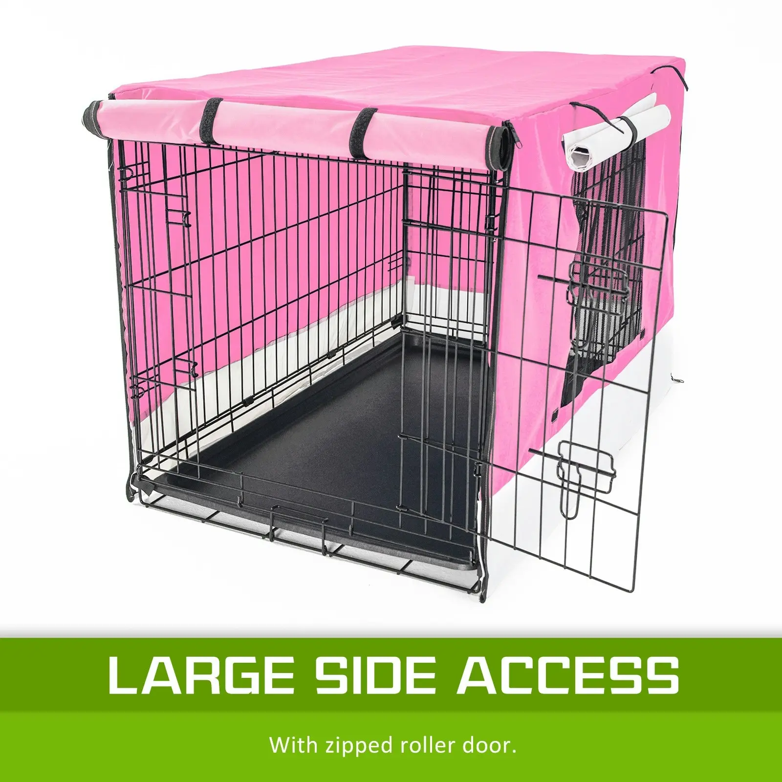 30in Cover for Wire Dog Cage - PINK