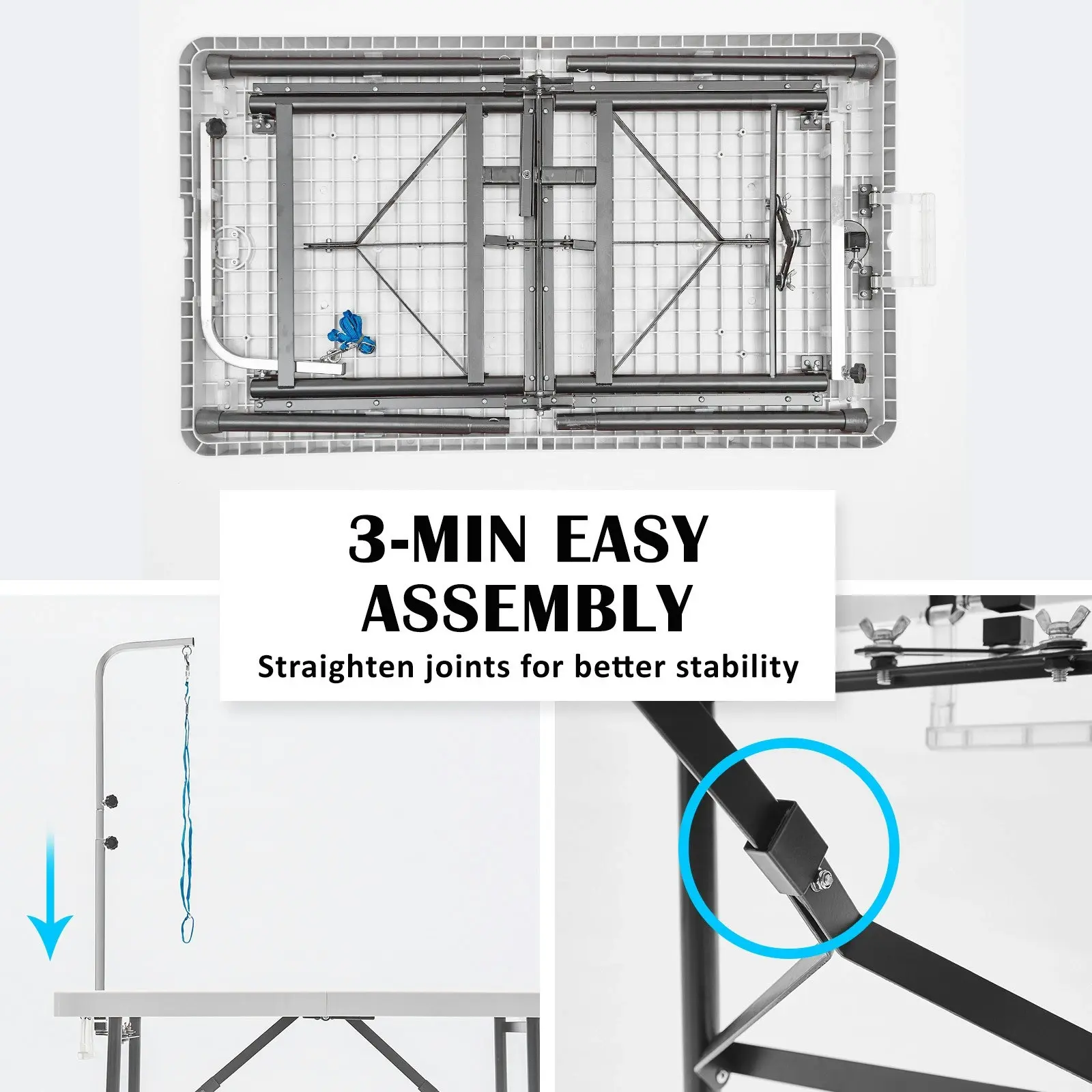 97cm Pet Grooming Table - WHITE