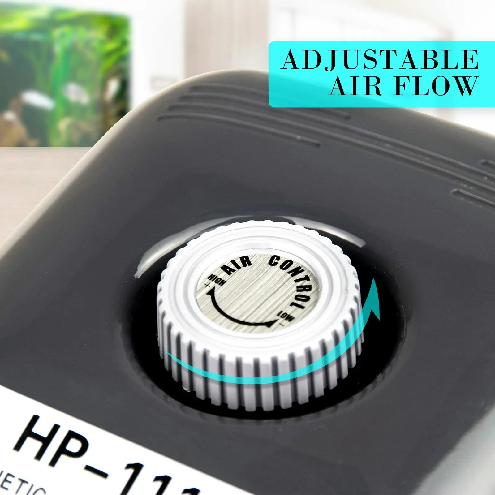 4 Outlet 360L/H 13W Aquarium Air Pump