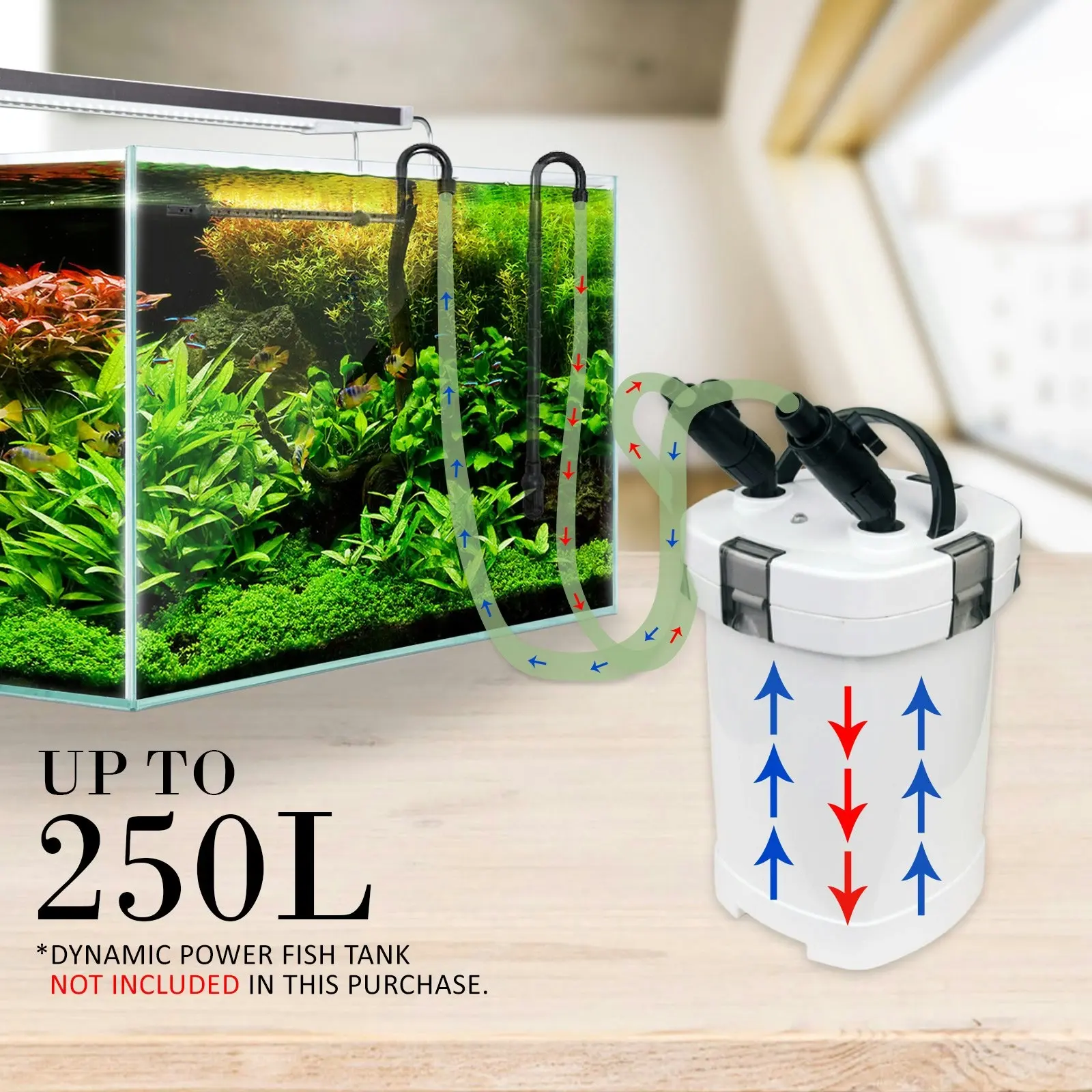 1000L/H Aquarium Canister Filter