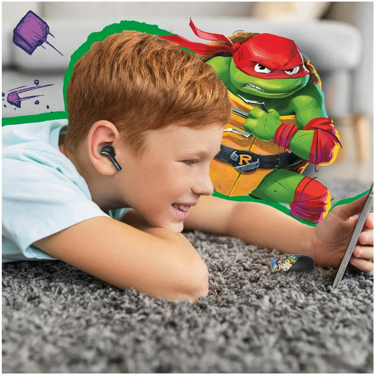 TMNT Bluetooth TWS Earbuds - Superior Sound & Noise Cancelling