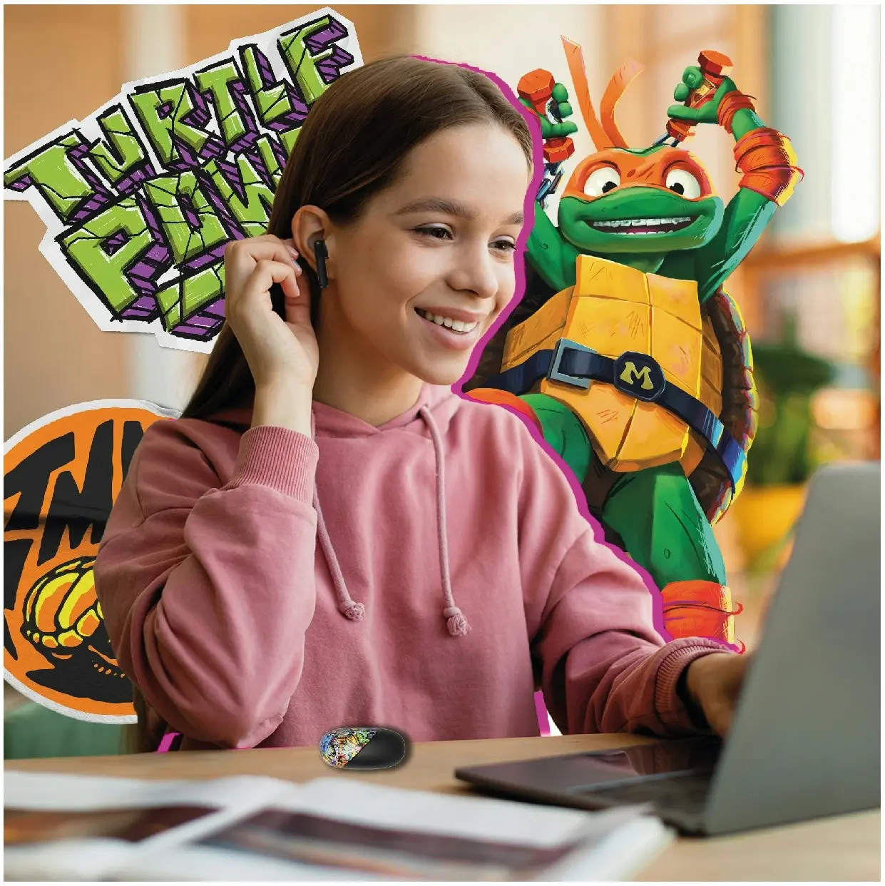 TMNT Bluetooth TWS Earbuds - Superior Sound & Noise Cancelling