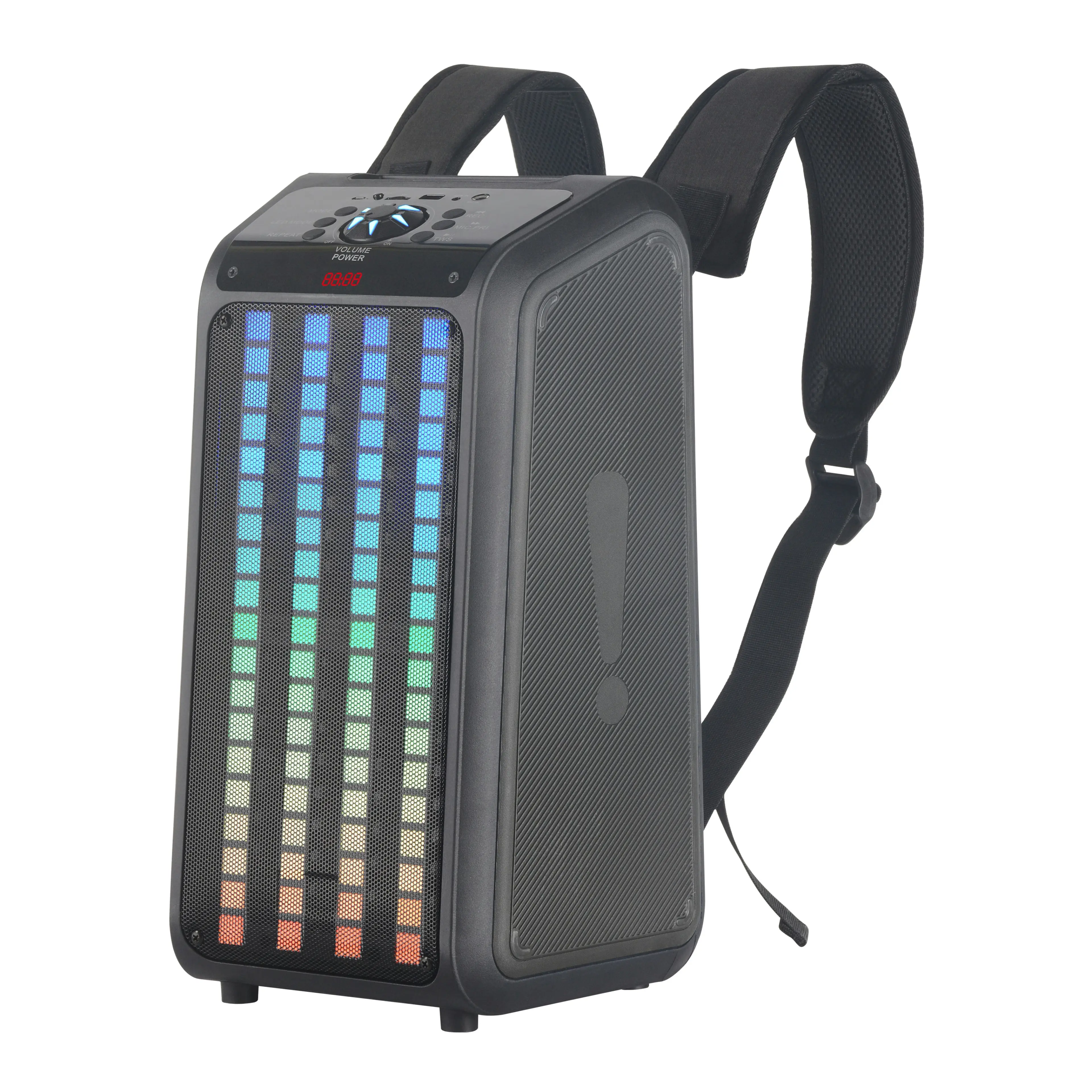 Laser Portable Party Speaker | LED Stand | Bluetooth | TWS | Karaoke | Lights