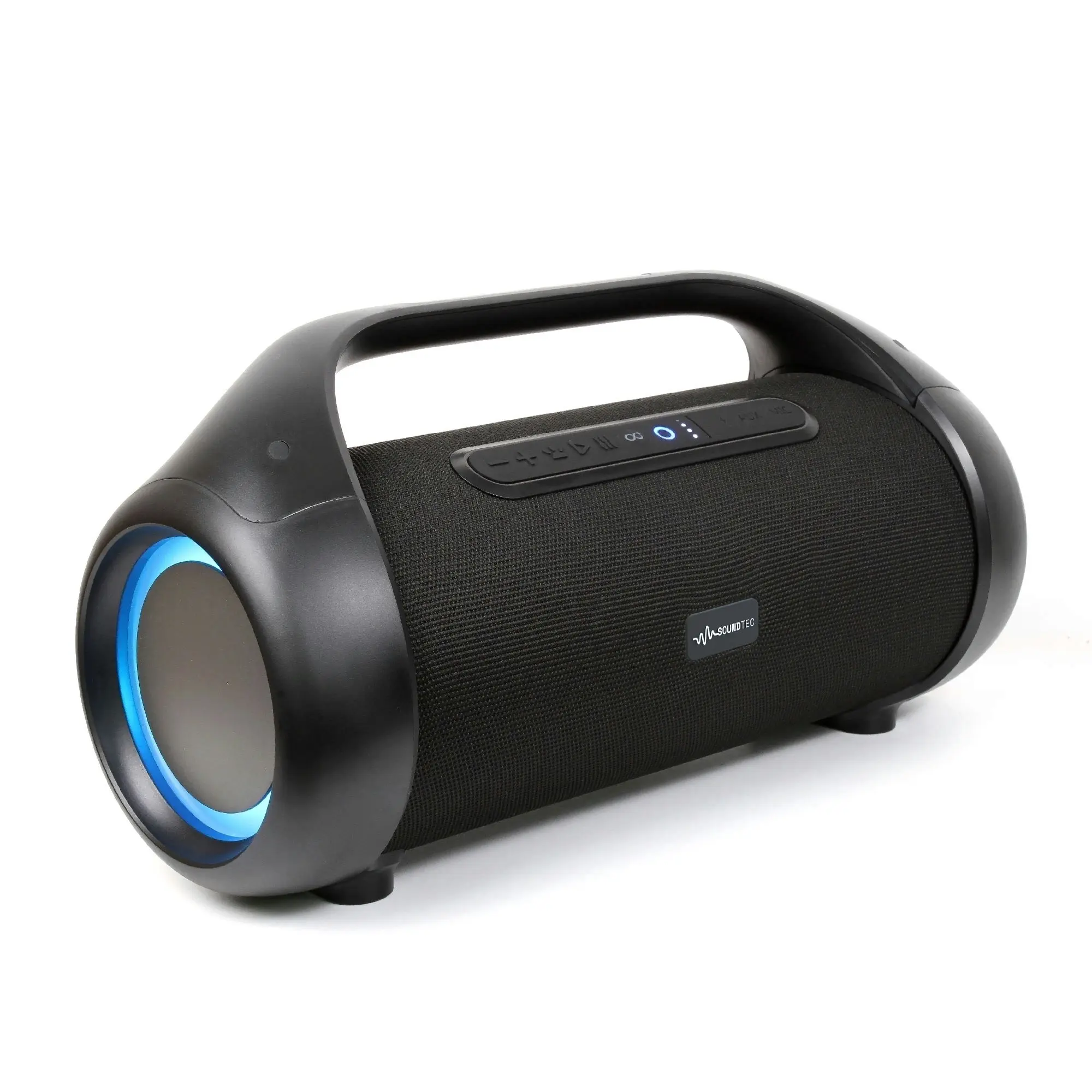 SoundTec 2.1 CH Superb Boombox Outdoor Portable Wireless Bluetooth Speaker IPX5