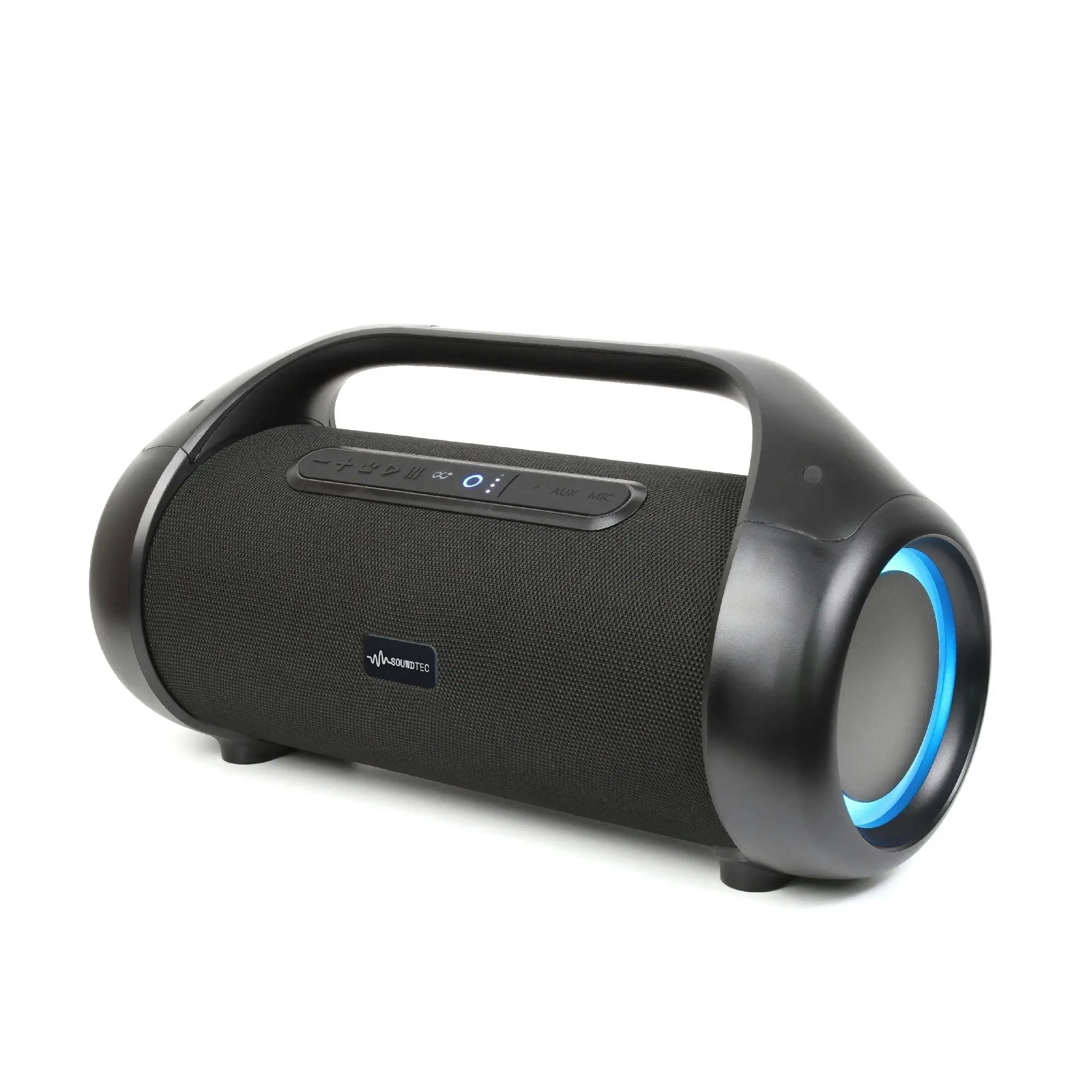 SoundTec 2.1 CH Superb Boombox Outdoor Portable Wireless Bluetooth Speaker IPX5