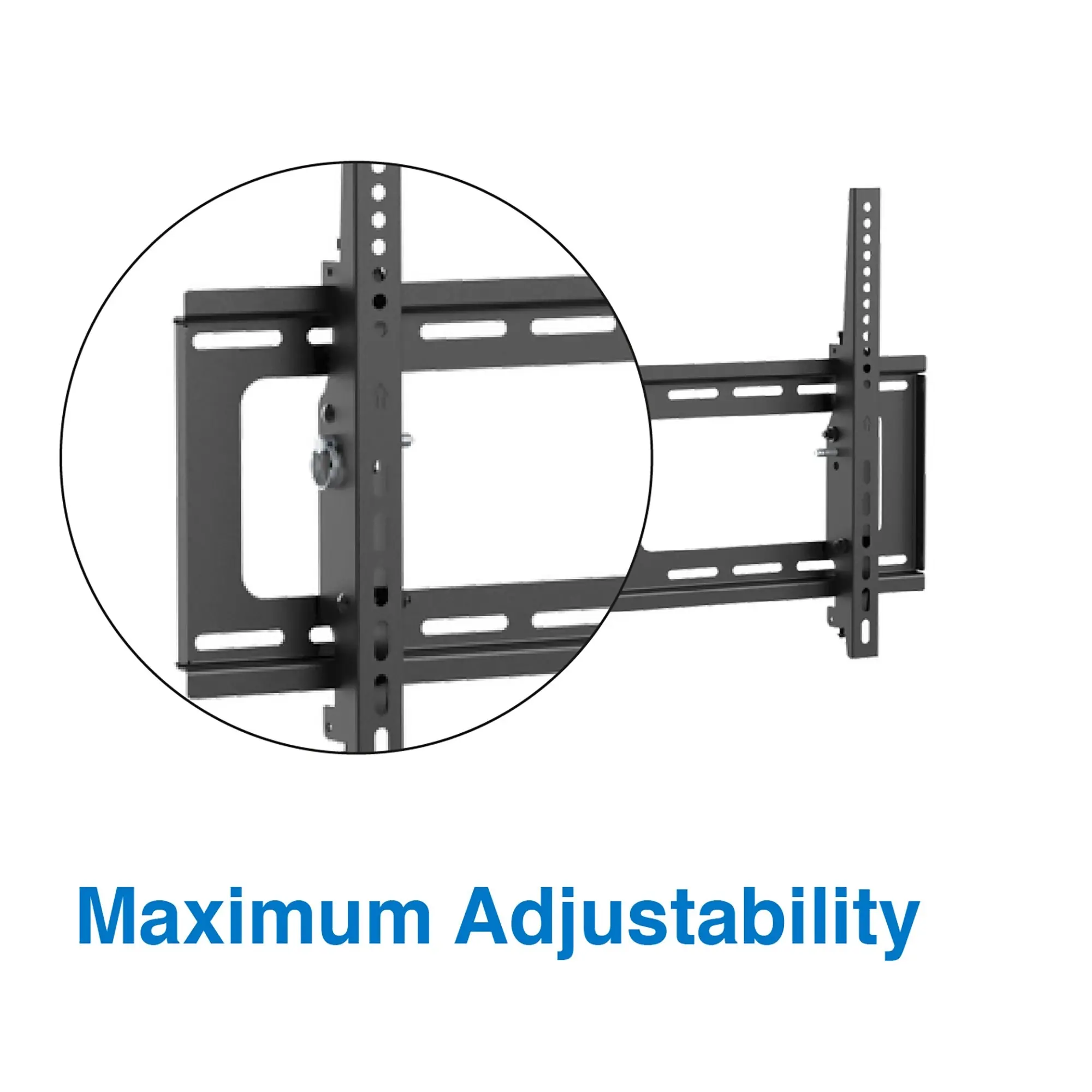 Laser Tilt Wall Mount | 37-80" TVs | 80kg VESA | Adjustable Steel Arms