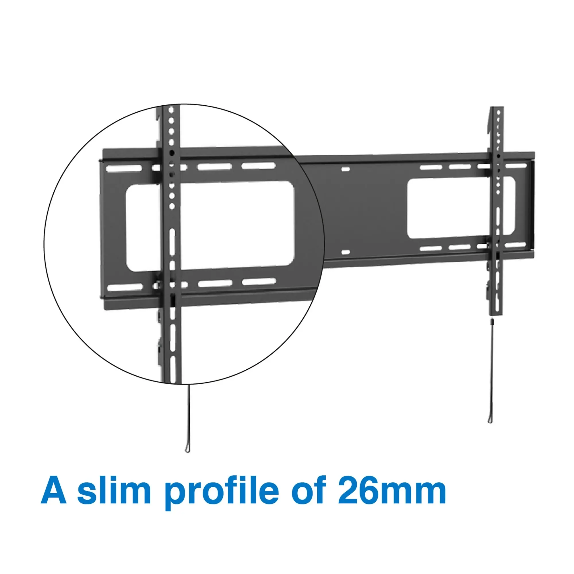 Extra Large Fixed TV Wall Mount 43" - 90" Panels