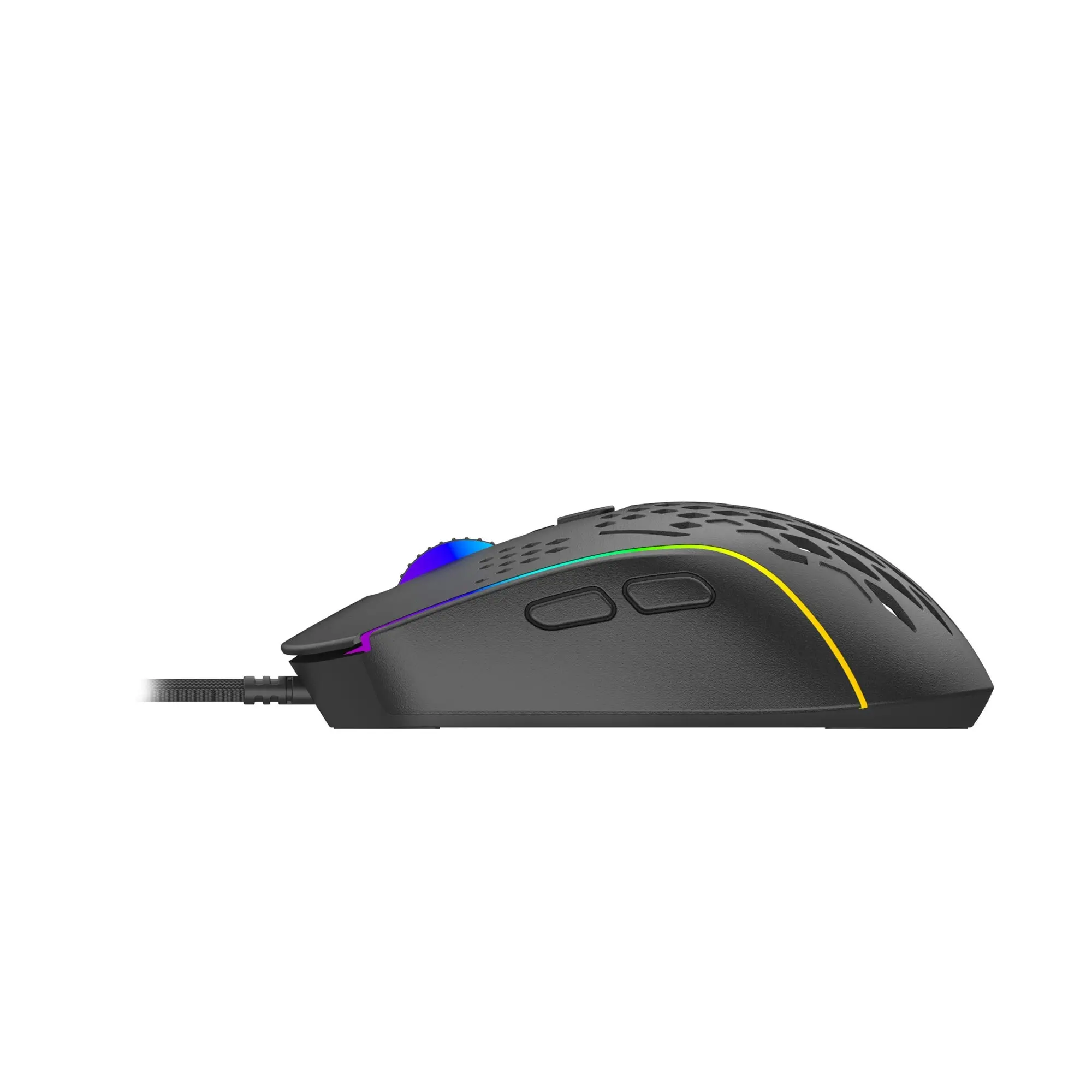 Laser Gaming Mouse USB Wired PC RGB Backlit Ergonomic 6 Buttons 12800 DPI