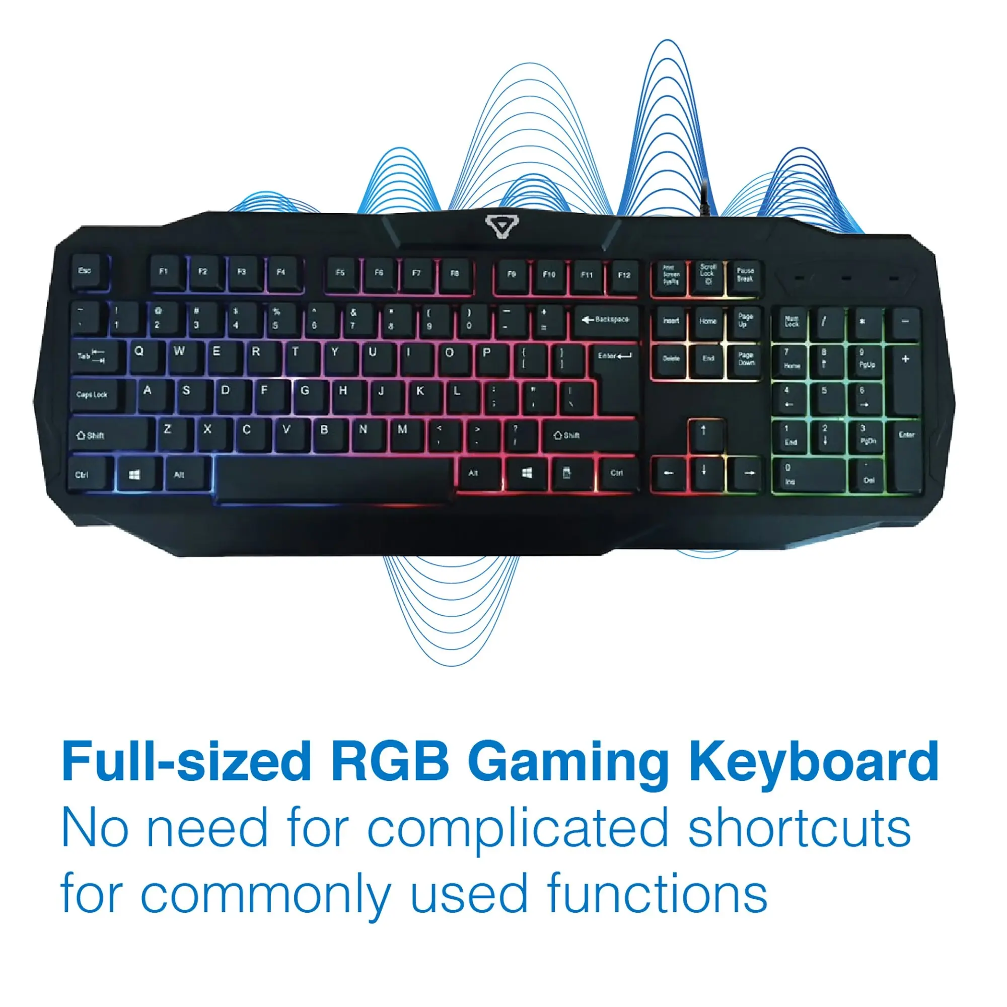 Laser PC Gaming Combo Keyboard Mouse Headphones Mousepad Combo