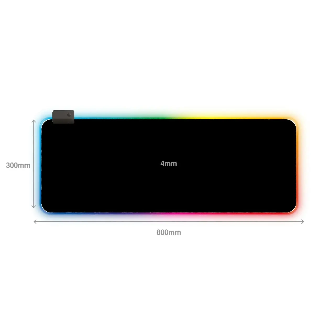 Laser Gaming X-Large LED Gaming Pad | RGB Backlights | Enhance Your Gaming