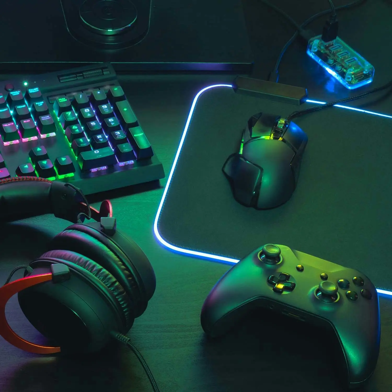 Laser Gaming X-Large LED Gaming Pad | RGB Backlights | Enhance Your Gaming