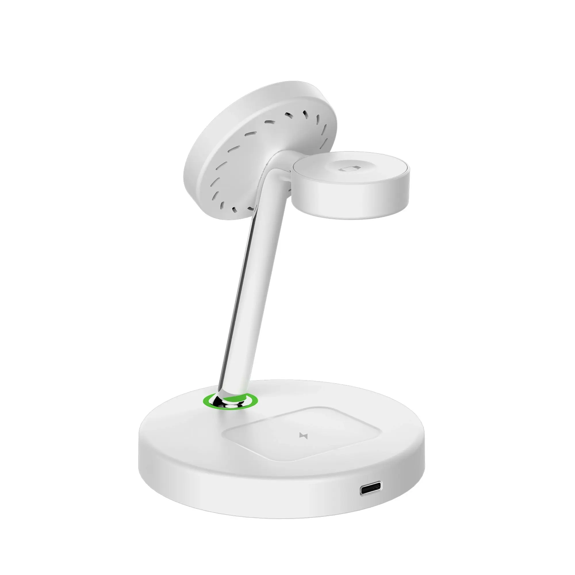 Laser Chargecore 3 in 1 Wireless Charging Station for Apple - White